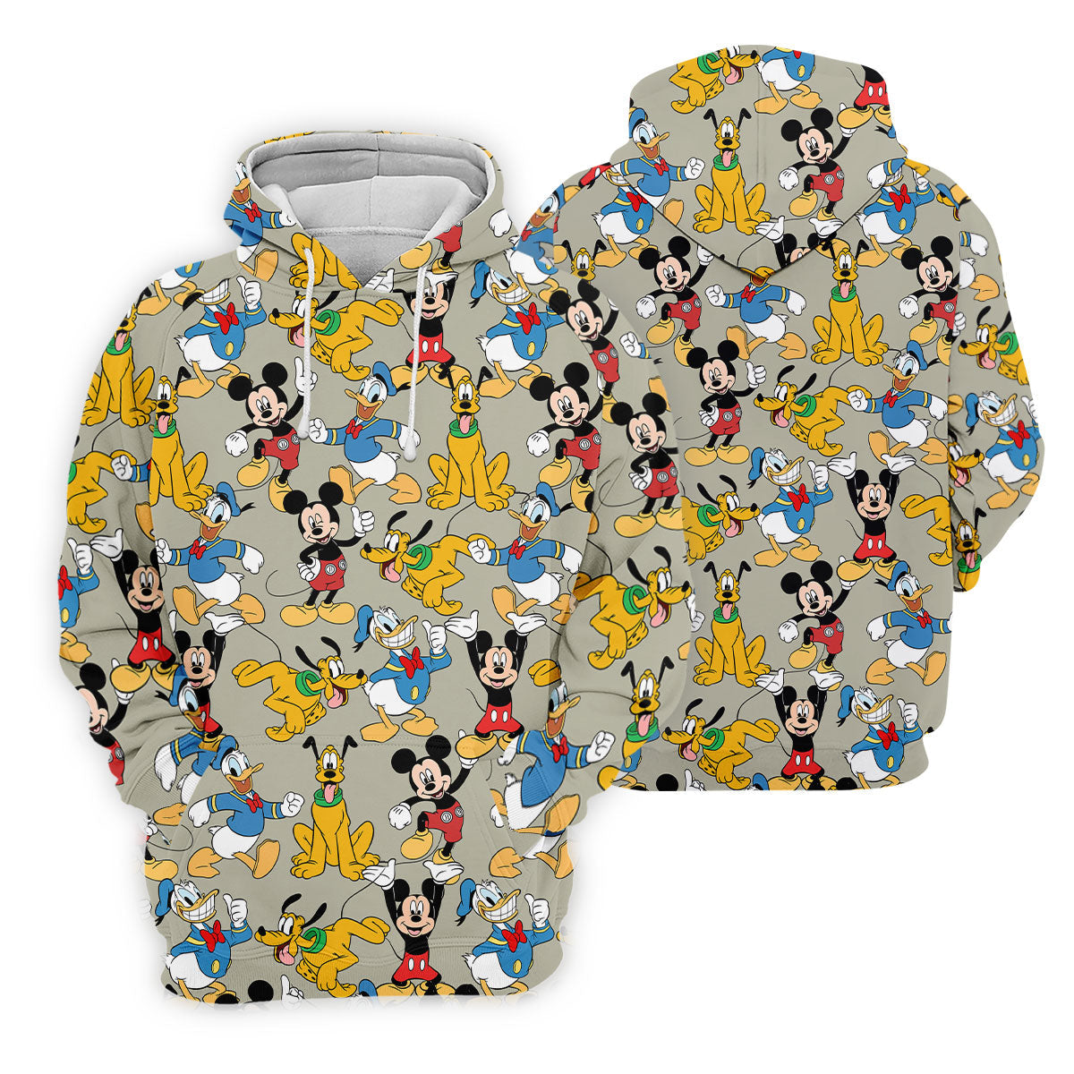Classic Cartoon Character Pattern Golf Polo Shirt, Ladies Golf Shirts, Golf Tops For Women