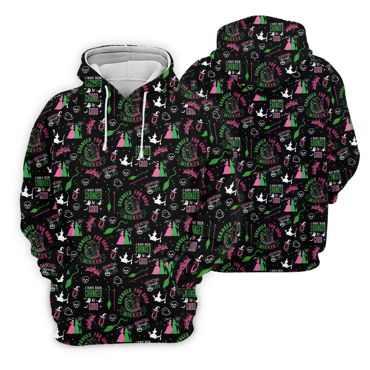 Changed For Good Wicked Witch Halloween Golf Shirt, Horror Character, Golf Shirts For Women