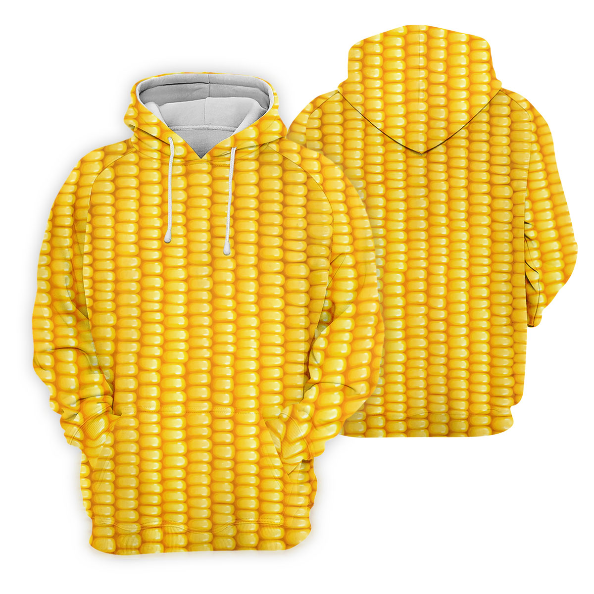 Realistic Sweet Corn Cob Print Design Golf Shirt, Women's Golf Shirt, Hawaiian Golf Shirt, Golf Polo For Women