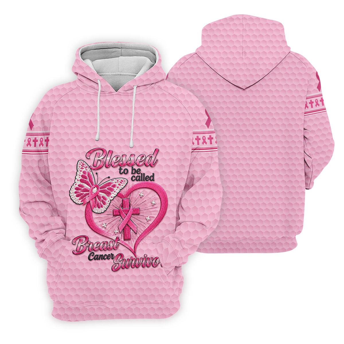 Blessed To Be Called Breast Cancer Survivor Shirt, Womens Golf Polo, Golf Shirts For Women