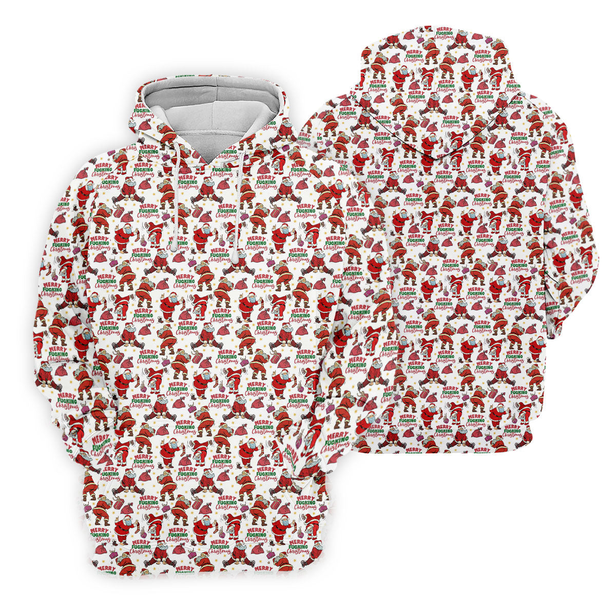 Merry Freaking Christmas Funny Santa Christmas Golf Shirt, Fun Golf Shirts For Men, Golf Gift For Men