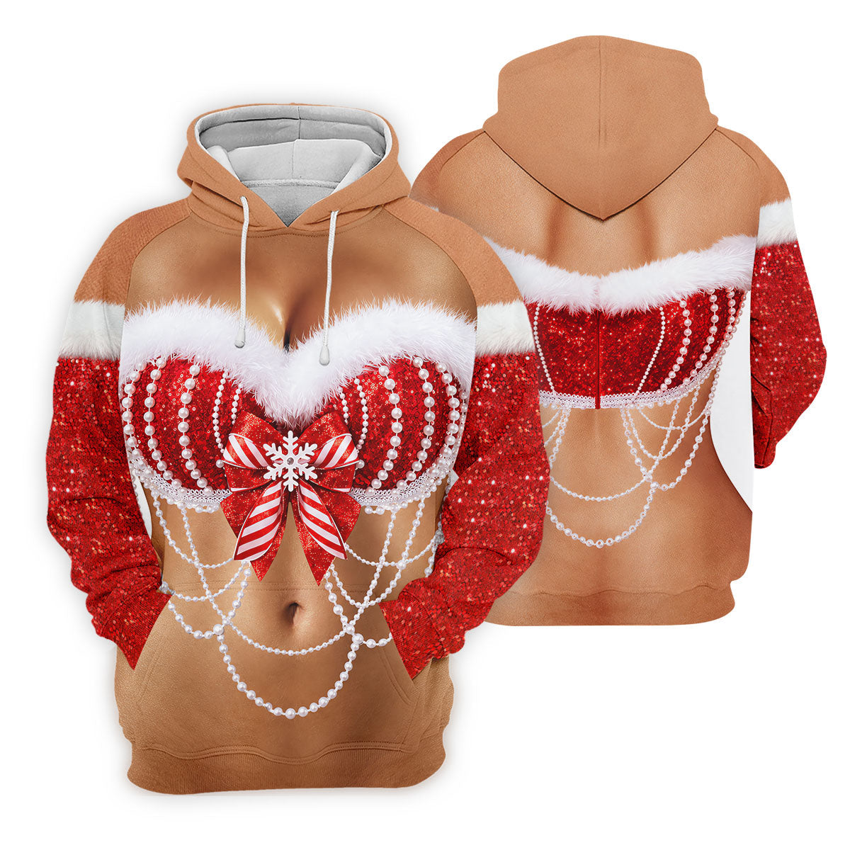Sexy Santa Bra And Pearls Christmas Golf Shirt, Mens Golf Polo, Golf Shirts For Men