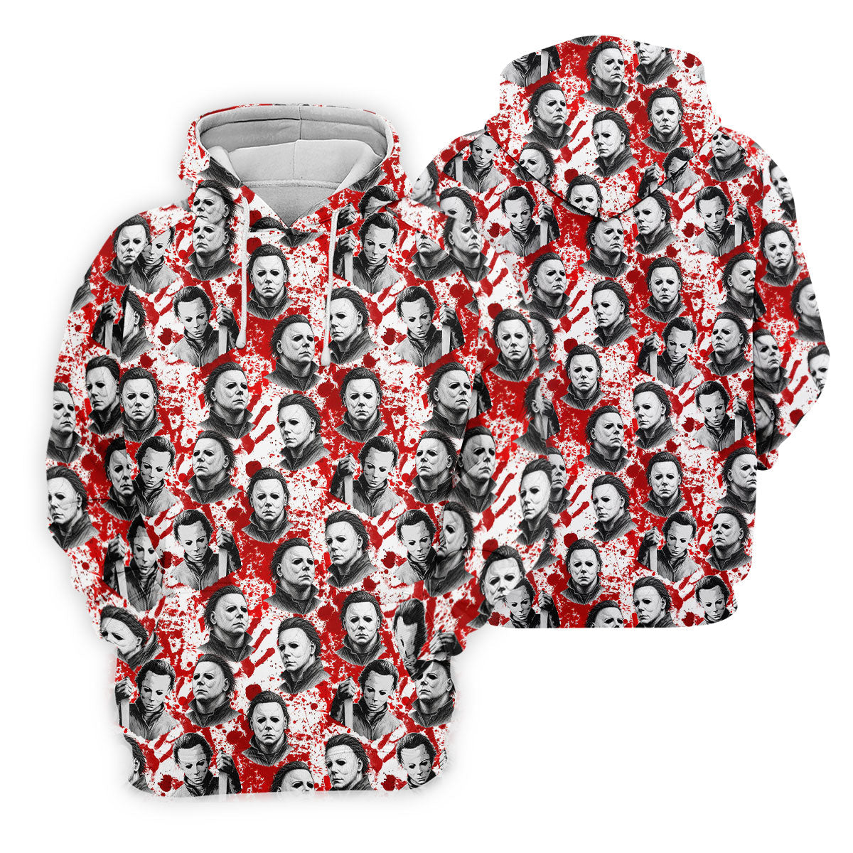Halloween Masked Horror Character Polo Shirt, Mens Polo Shirts, Mens Golf Apparel