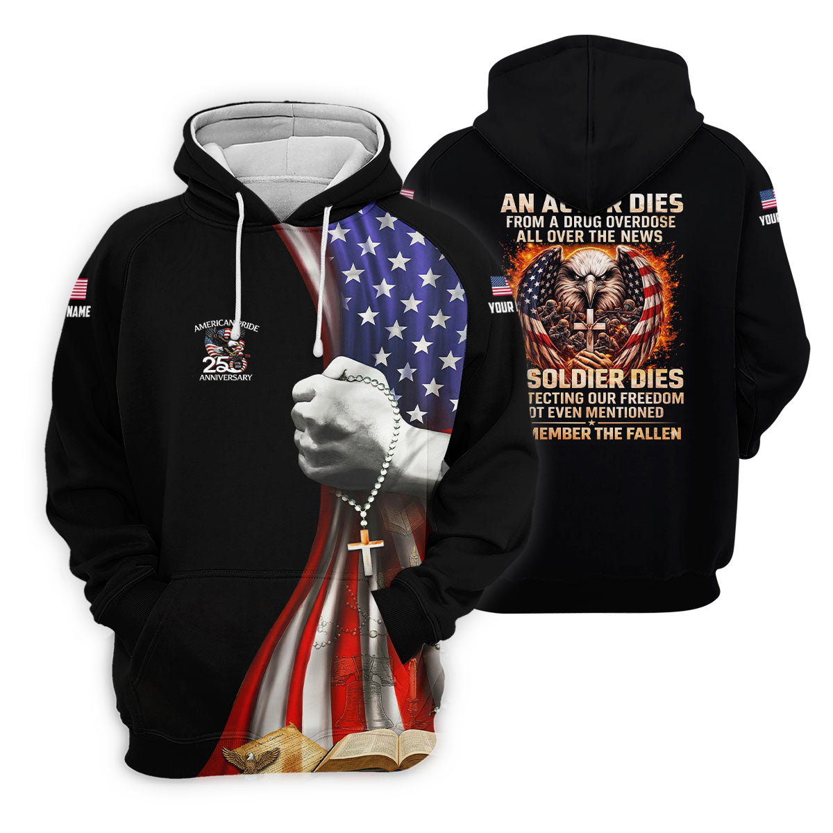 Remember The Fallen Veteran Memorial Patriotic 4th Of July Golf Shirt, 250th Anniversary Golf Shirts For Men