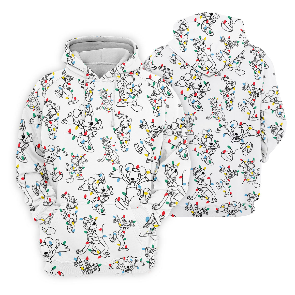 Happy Cartoon Characters Xmas Golf Shirt, Polo Shirts For Men, Golf Gift For Men, Christmas Golf Shirt