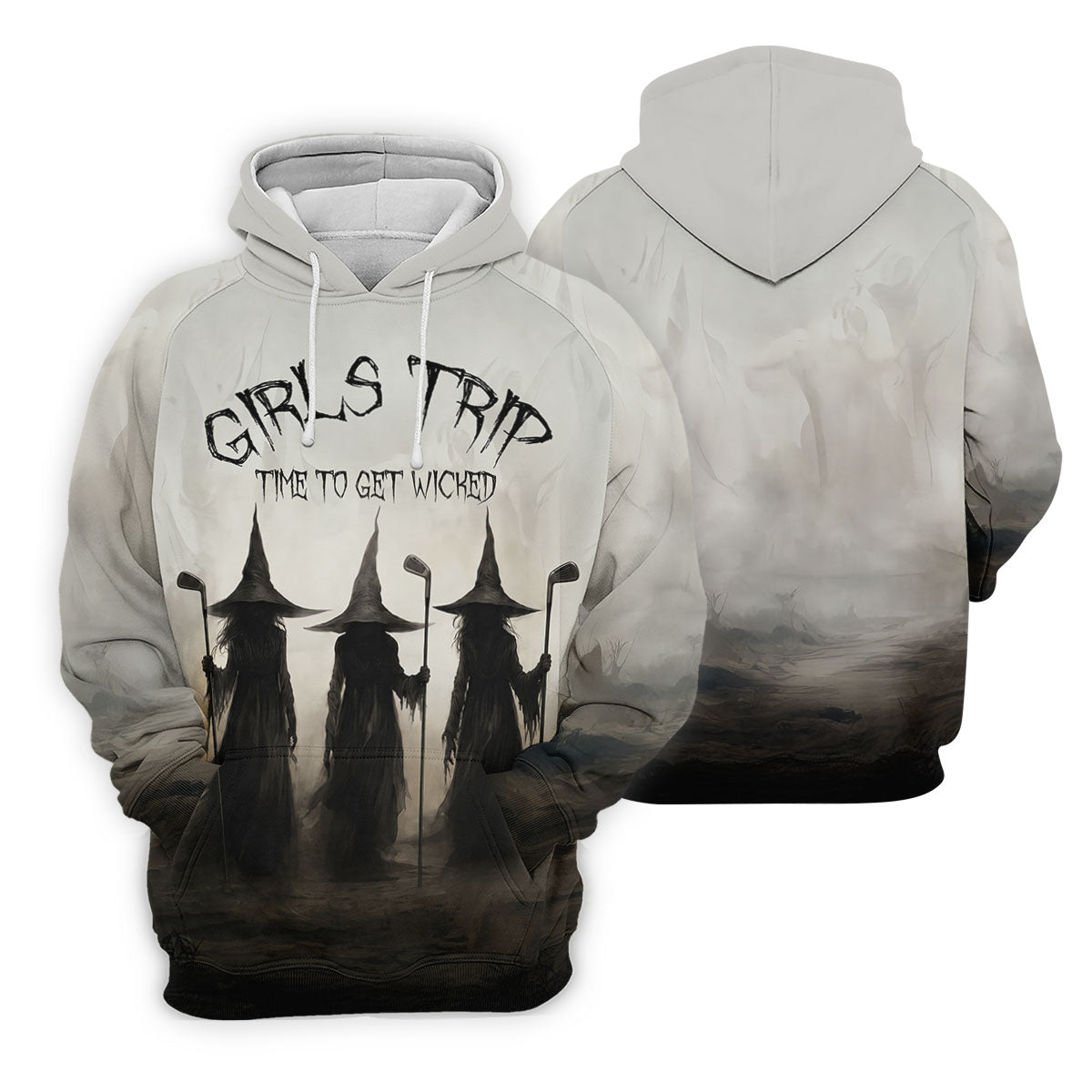 Girls Trip Time To Get Wicked Golf Polo Shirt, Ladies Golf Tops, Golf Shirts For Women