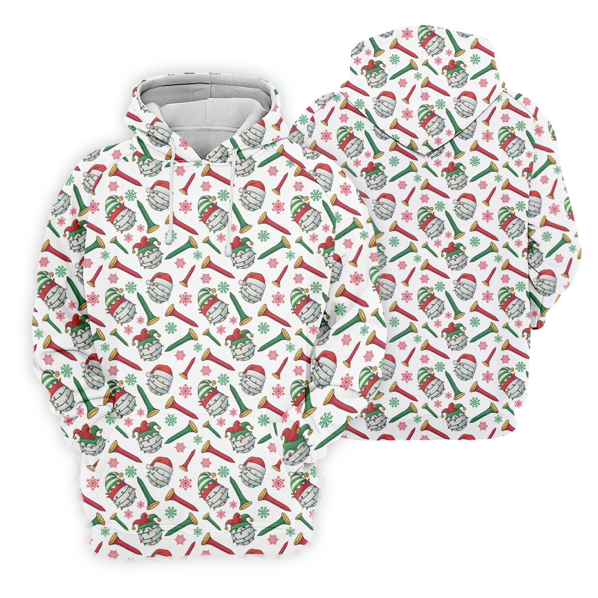 Funny Golf Ball Christmas Golf Shirt, White Polo Women, Ladies Golf Shirts, Golfing Apparel