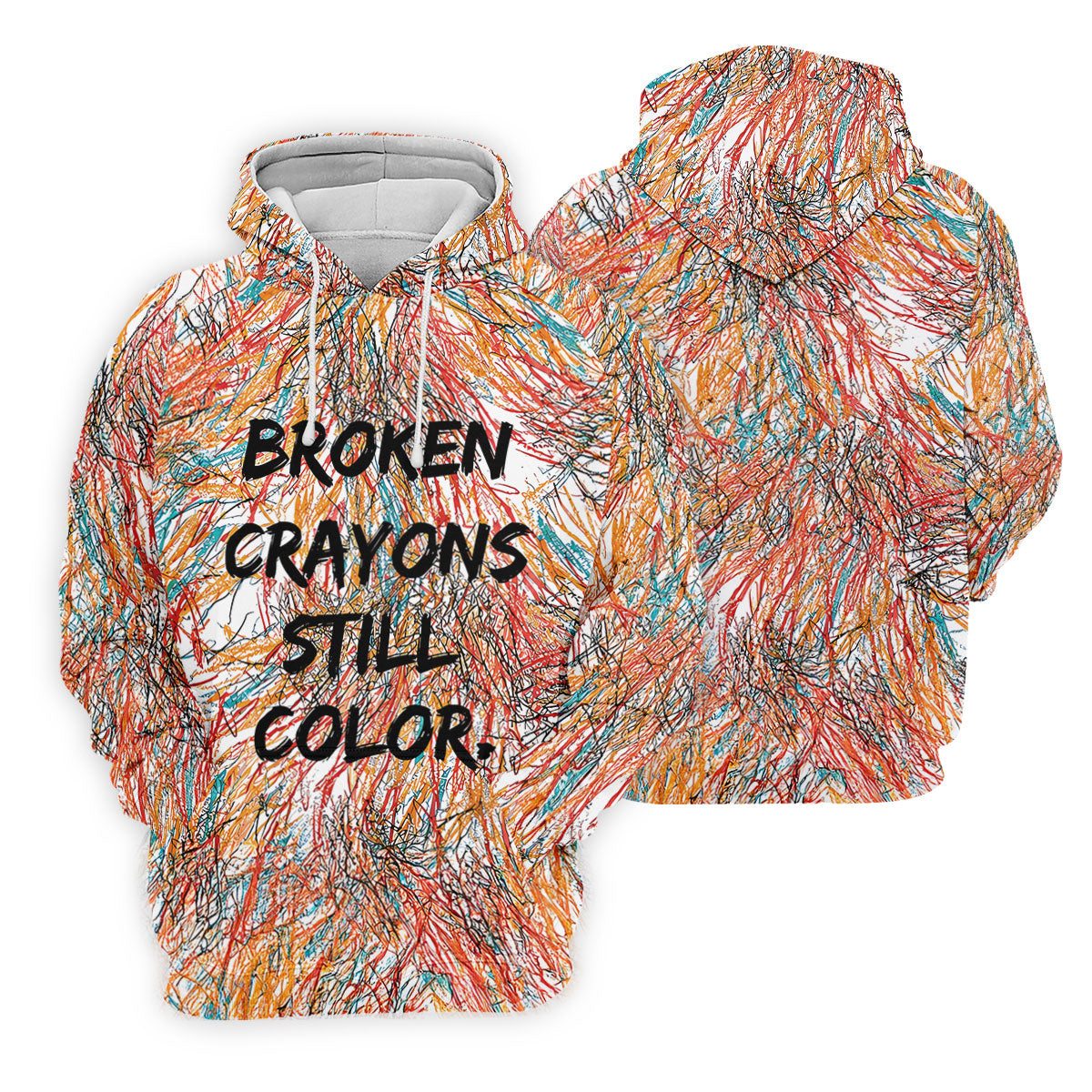 Broken Crayons Still Color Mental Health Awareness Golf Polo Shirt, Mens Golf Polo, Printed Golf Shirts