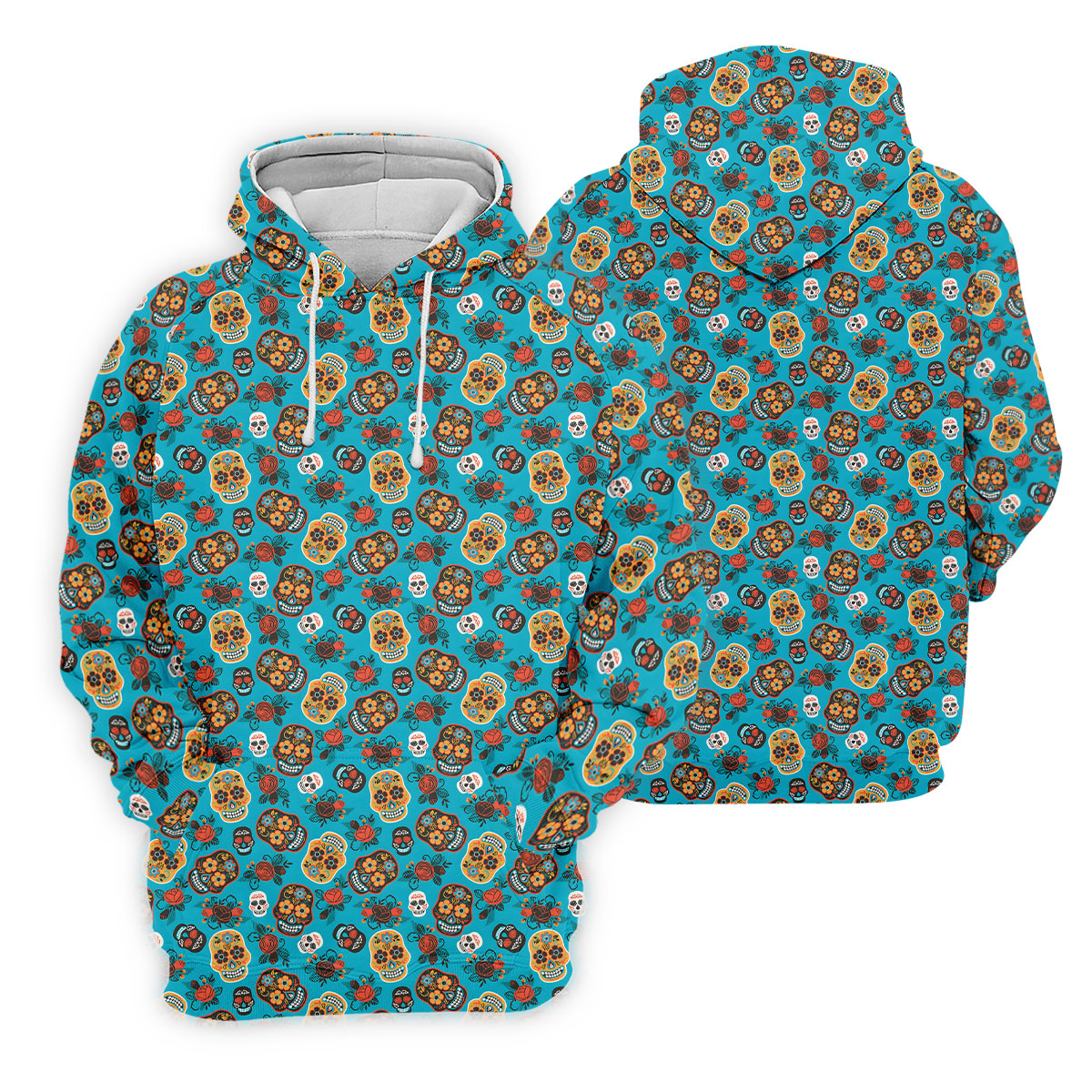 Sugar Skulls And Roses Cinco De Mayo Celebration Fiesta Themed Golf Shirt For Women