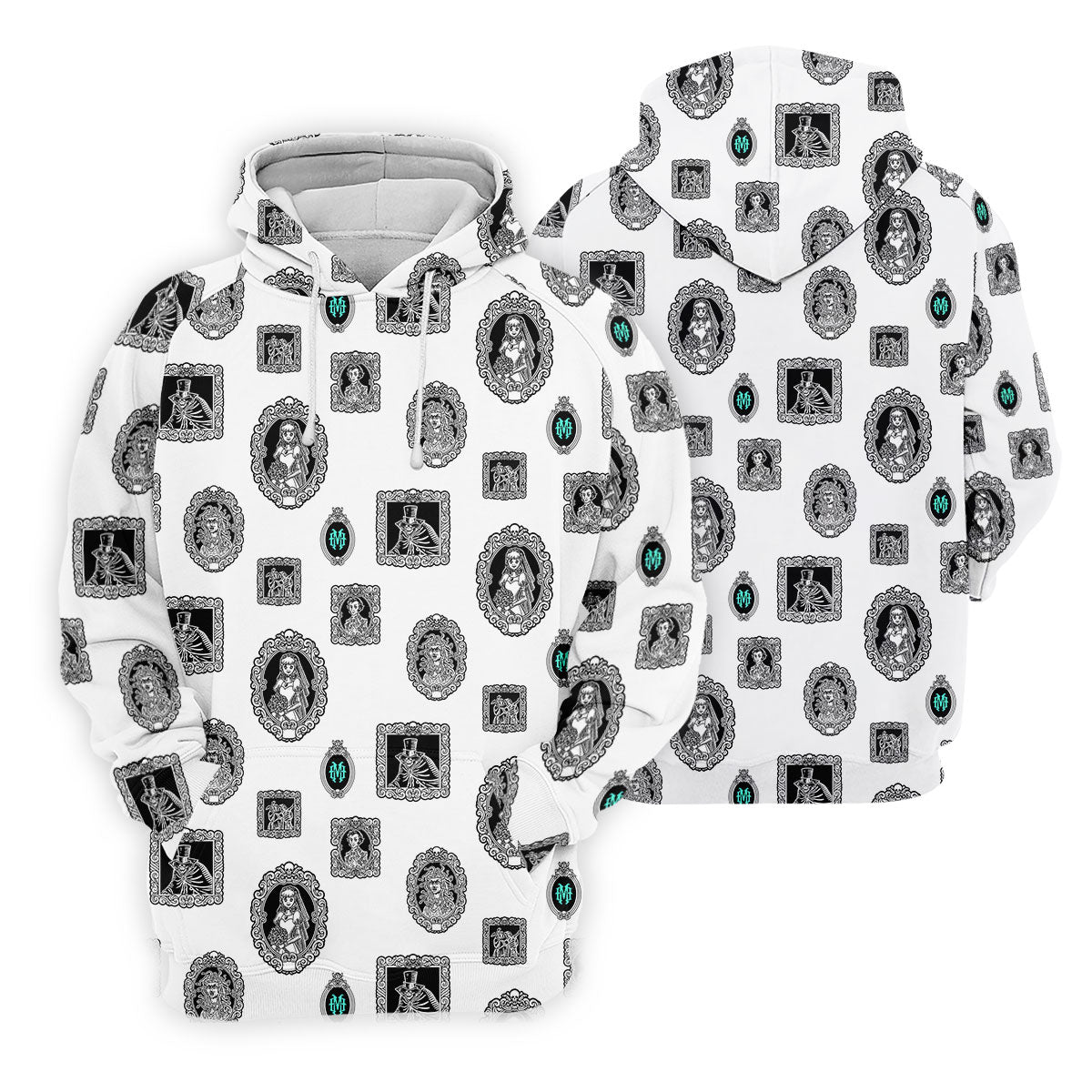 Gothic Portrait Halloween Horror Character Polo Shirt, Golf Shirt, Golf Shirts For Women