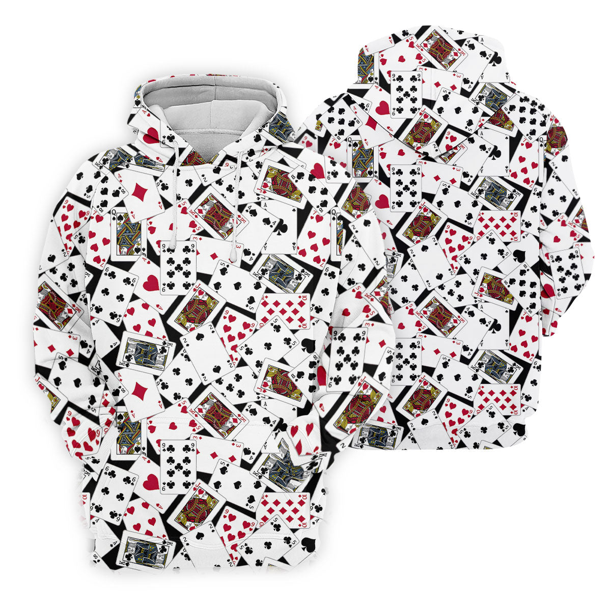 Playing Cards Poker Pattern Hawaiian Golf Shirt, Golf Polo For Women, Women’s Golf Apparel