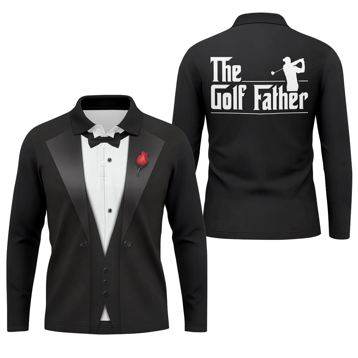 The Golf Father Funny Costume Father's Day Golf Shirt, Dad Golf Shirt, Golf Gift For Dad
