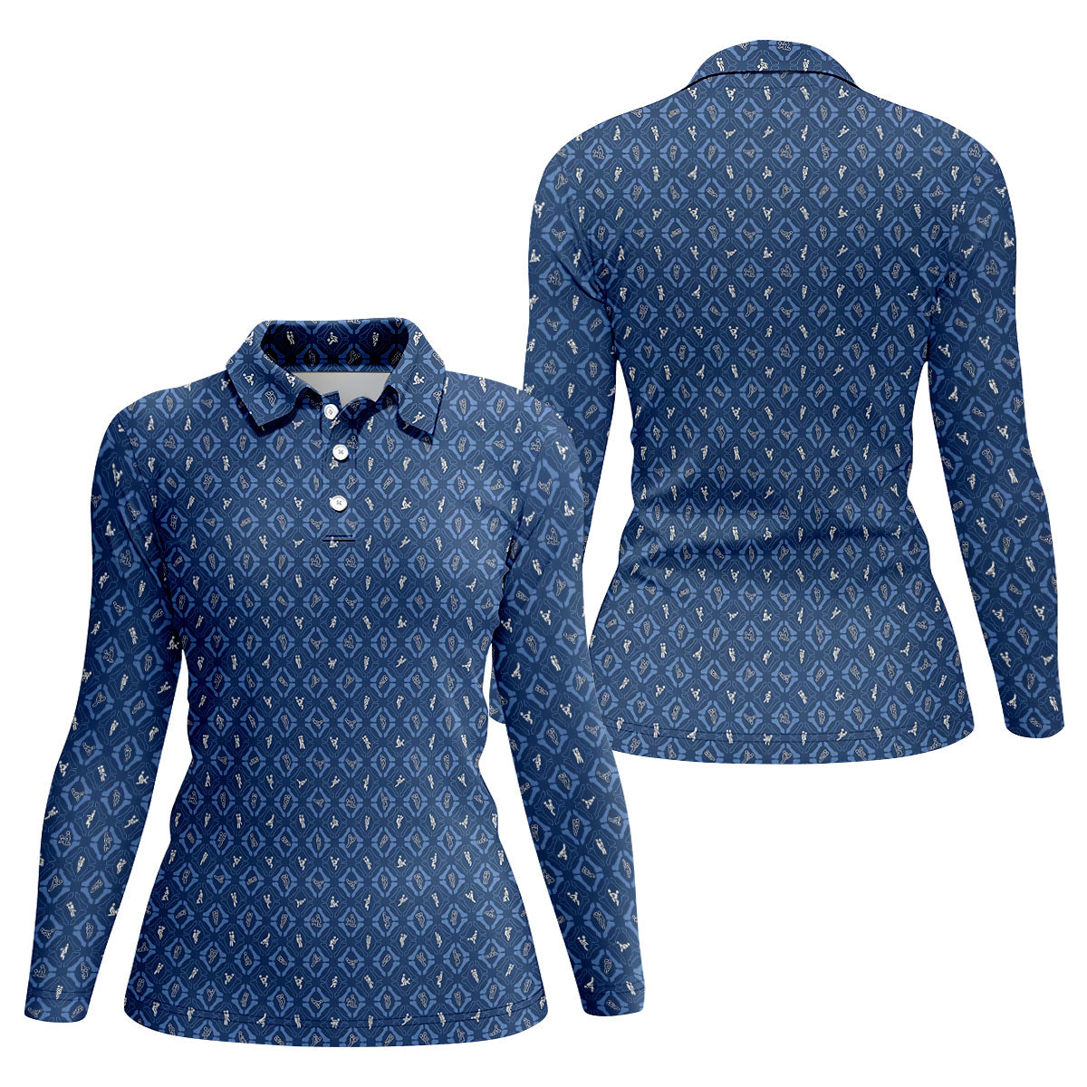 Dirty Funny Adult Humor Fun Women's Golf Shirts, Unique Gift For Golfer, Ladies Golf Polos