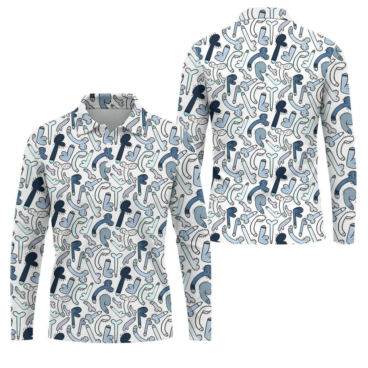 Adult Humor Hawaiian Golf Shirt, Dirty Funny Polo Shirts For Men, Golf Shirts For Men