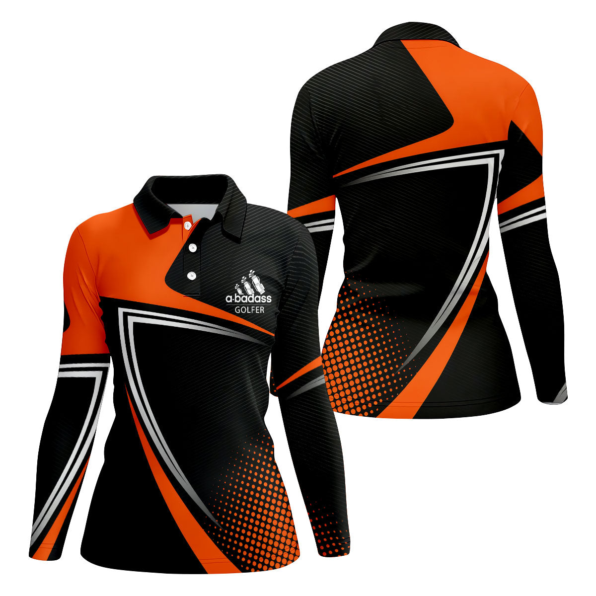 A Badass Golfer LGBT Support Ladies Golf Tops, Gay Pride Month Celebrate Golf Shirt For Women