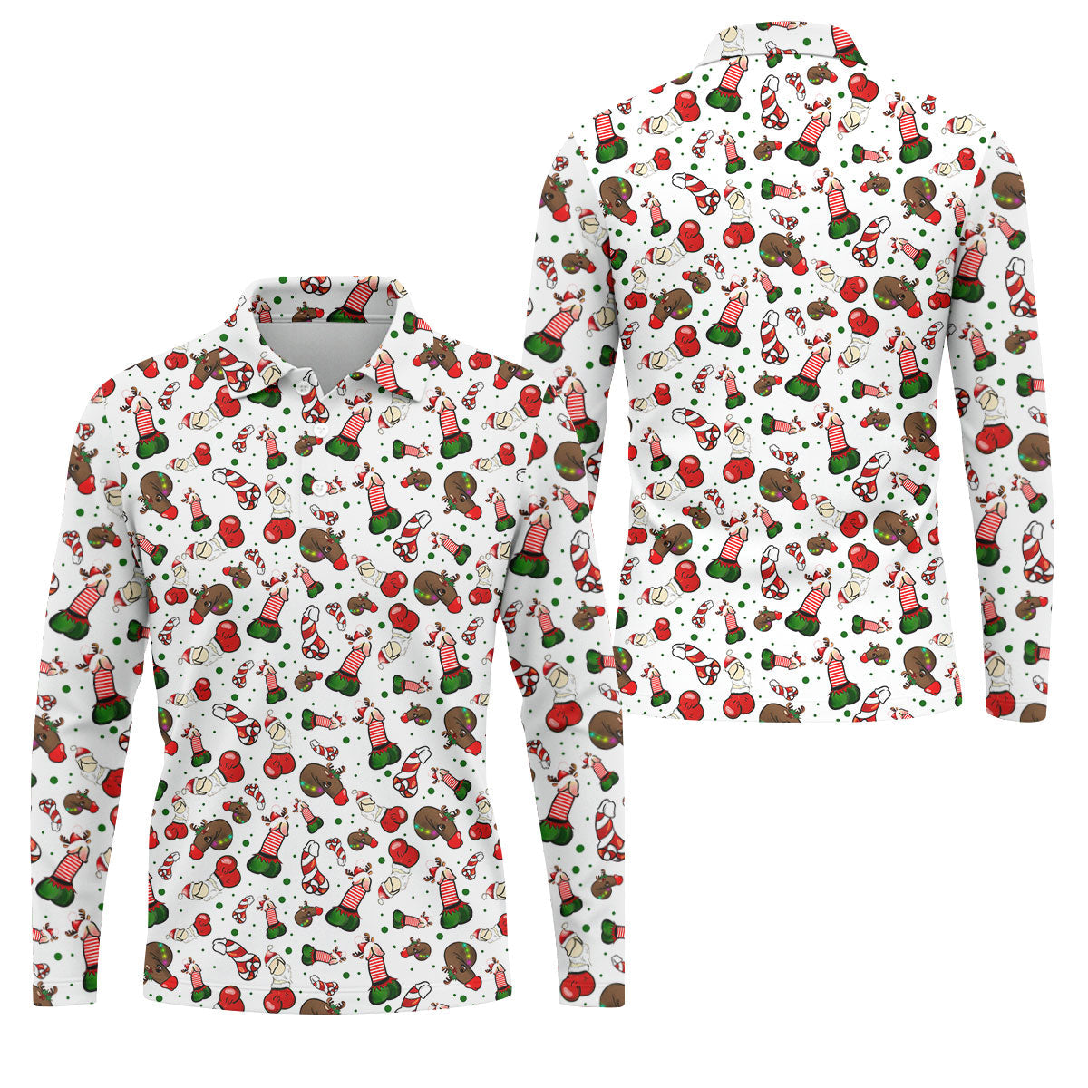 Funny Christmas Golf Tops For Men, Funny Dirty Polo Shirts For Men, Christmas Golf Shirt, Golfing Apparel