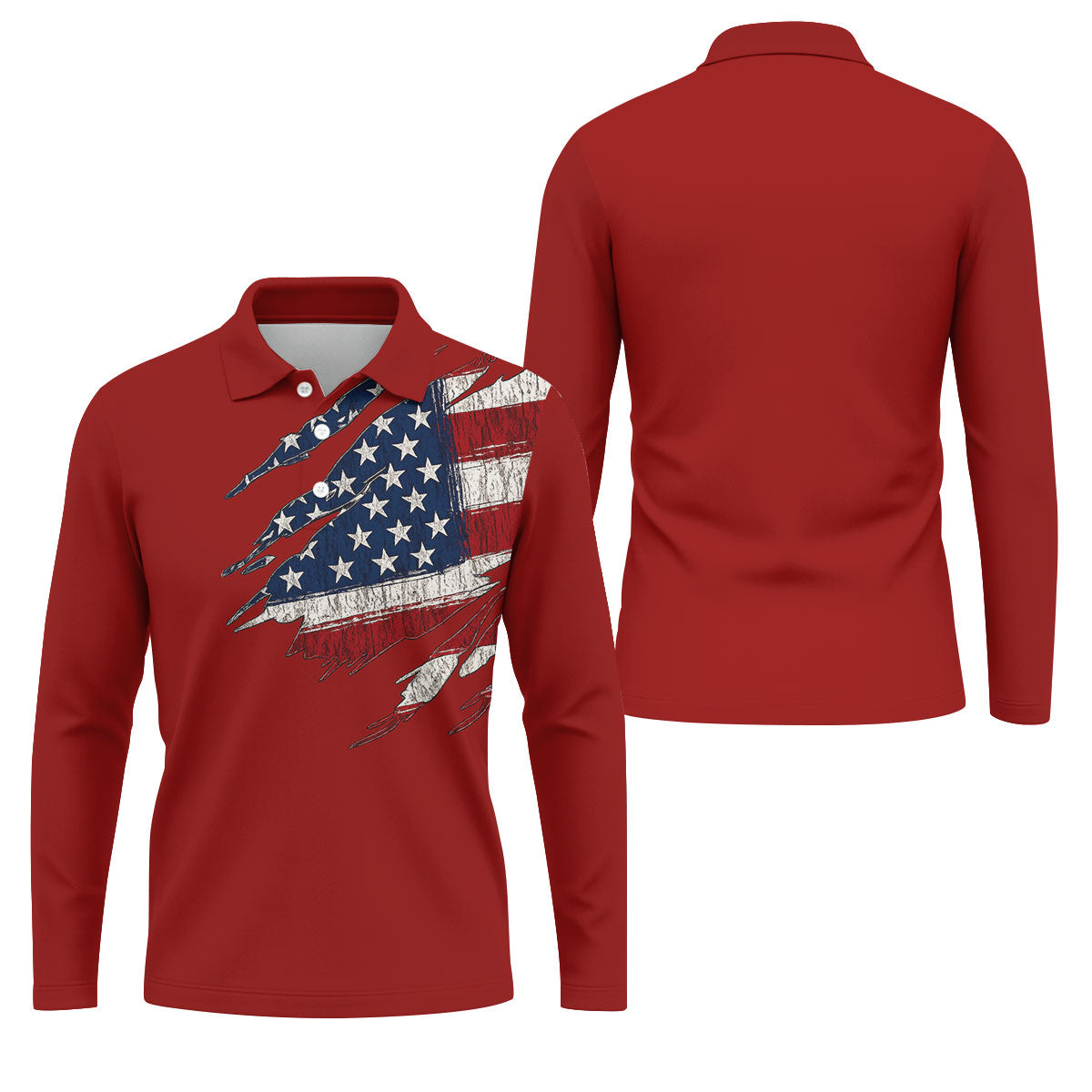 250th Anniversary Faith Cross Distressed USA Flag 4th Of July Golf Shirt, Patriotic Golf Shirt, Polo For Men
