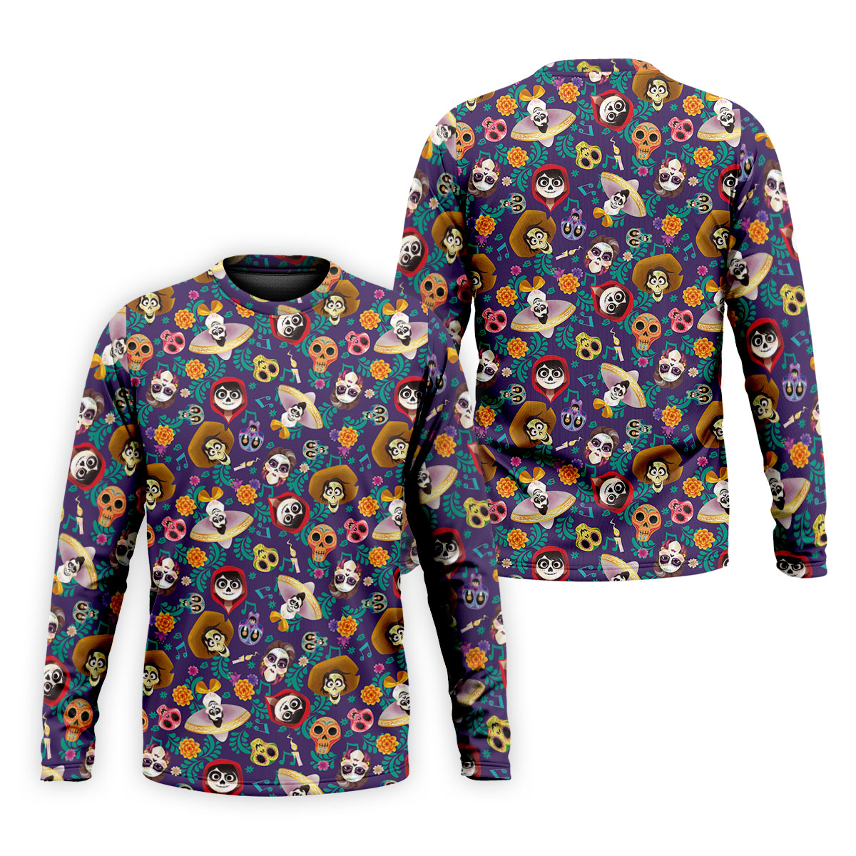 Day Of The Dead Sugar Skull Halloween Golf Polo Shirt, Mens Golf Polo, Golf Apparel For Men
