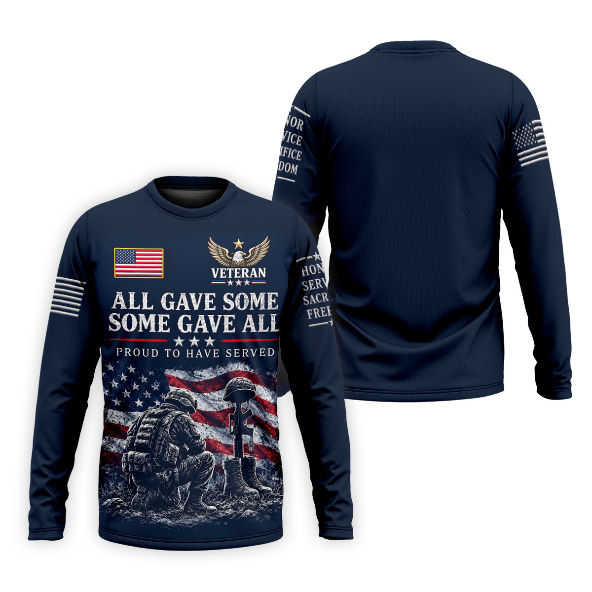 All Gave Some Some Gave All Polo Shirt, Veterans Day Golf Shirt, Golf Shirts For Men
