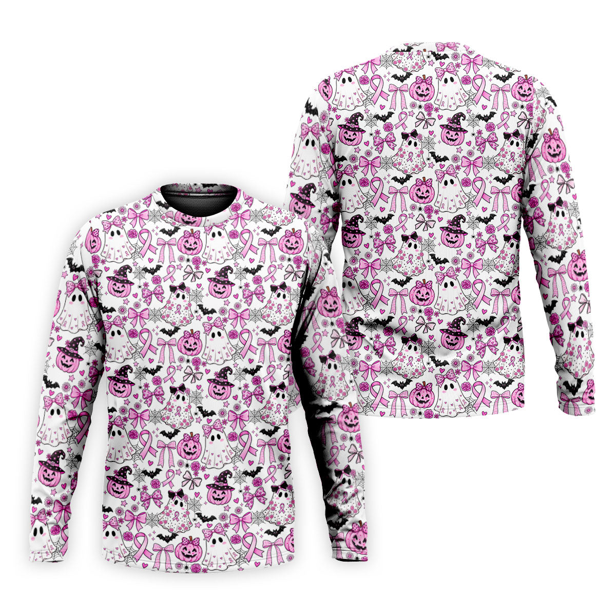 Pink Breast Cancer Witch Halloween Golf Polo Shirt, Mens Golf Polo, Golf Shirts For Men