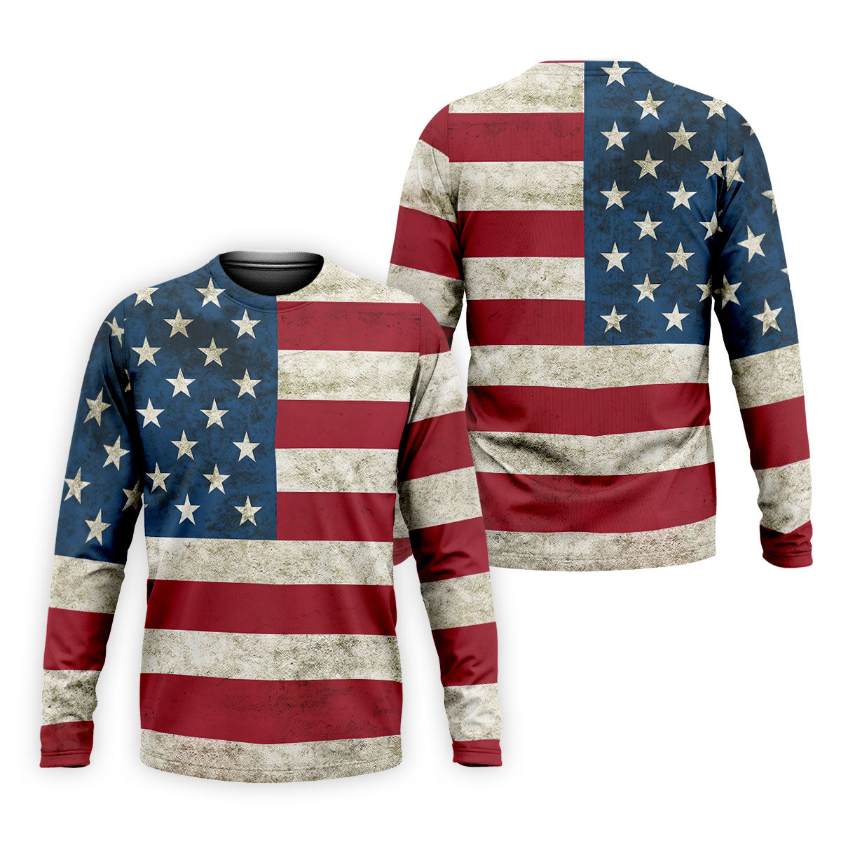 Distressed US Flag Golf Shirt, 250 Years Patriotic 4th Of July Golf Shirts For Men