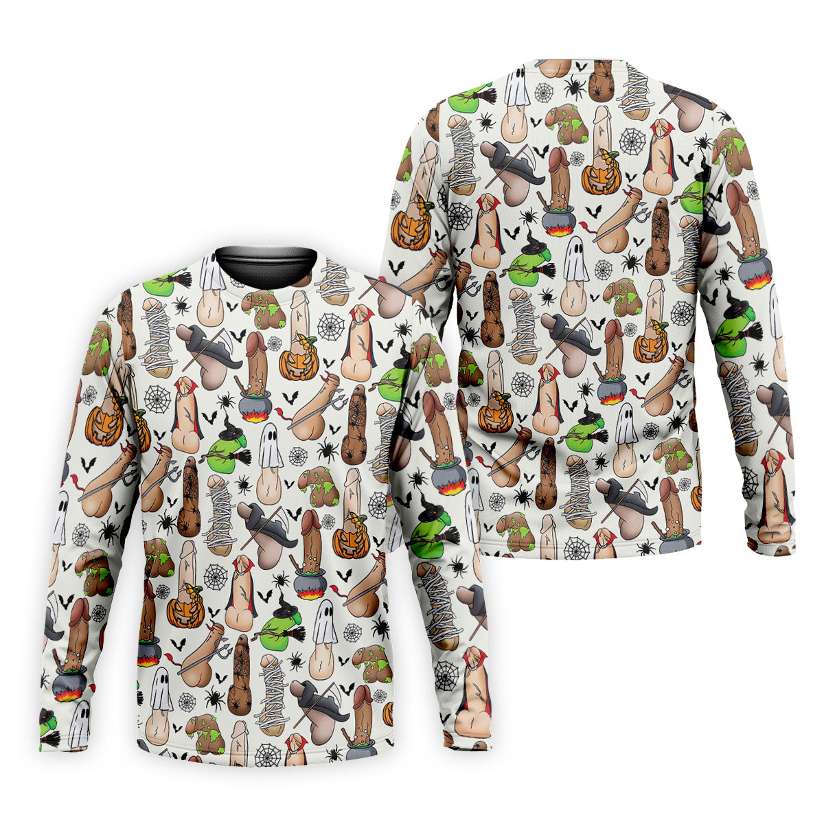 Funny Adult Halloween Pattern Golf Polo Shirt, Men's Golf Shirt, Hawaiian Golf Shirt