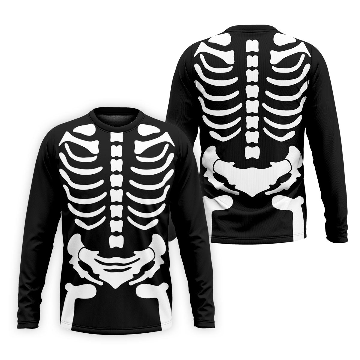 Halloween Skeleton Costume Golf Shirt, Men's Golf Shirt, Hawaiian Golf Shirt For Men