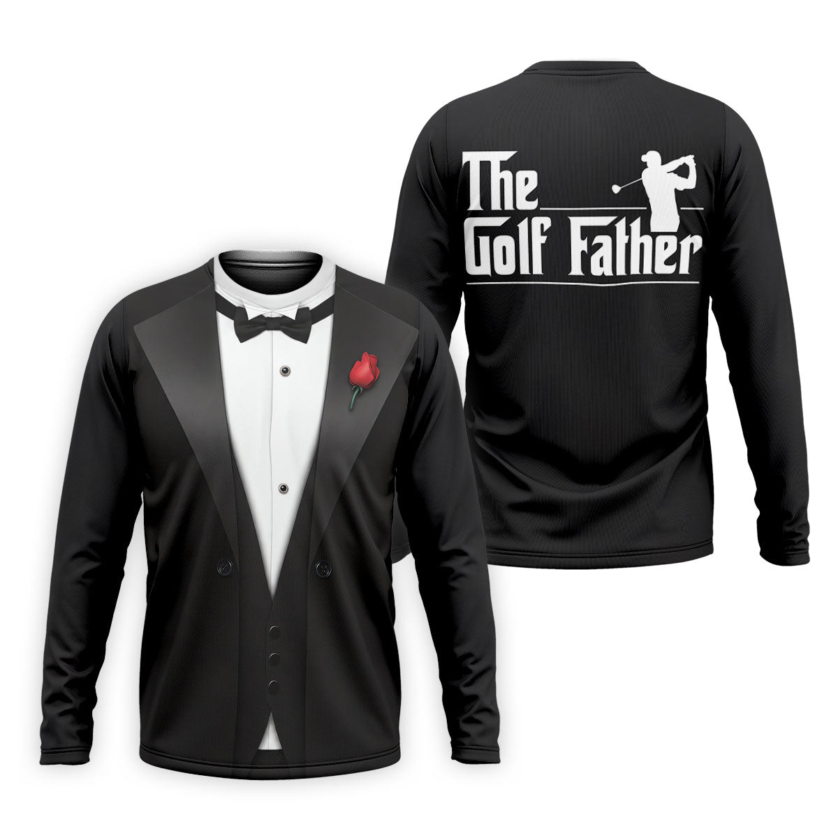 The Golf Father Funny Costume Father's Day Golf Shirt, Dad Golf Shirt, Golf Gift For Dad