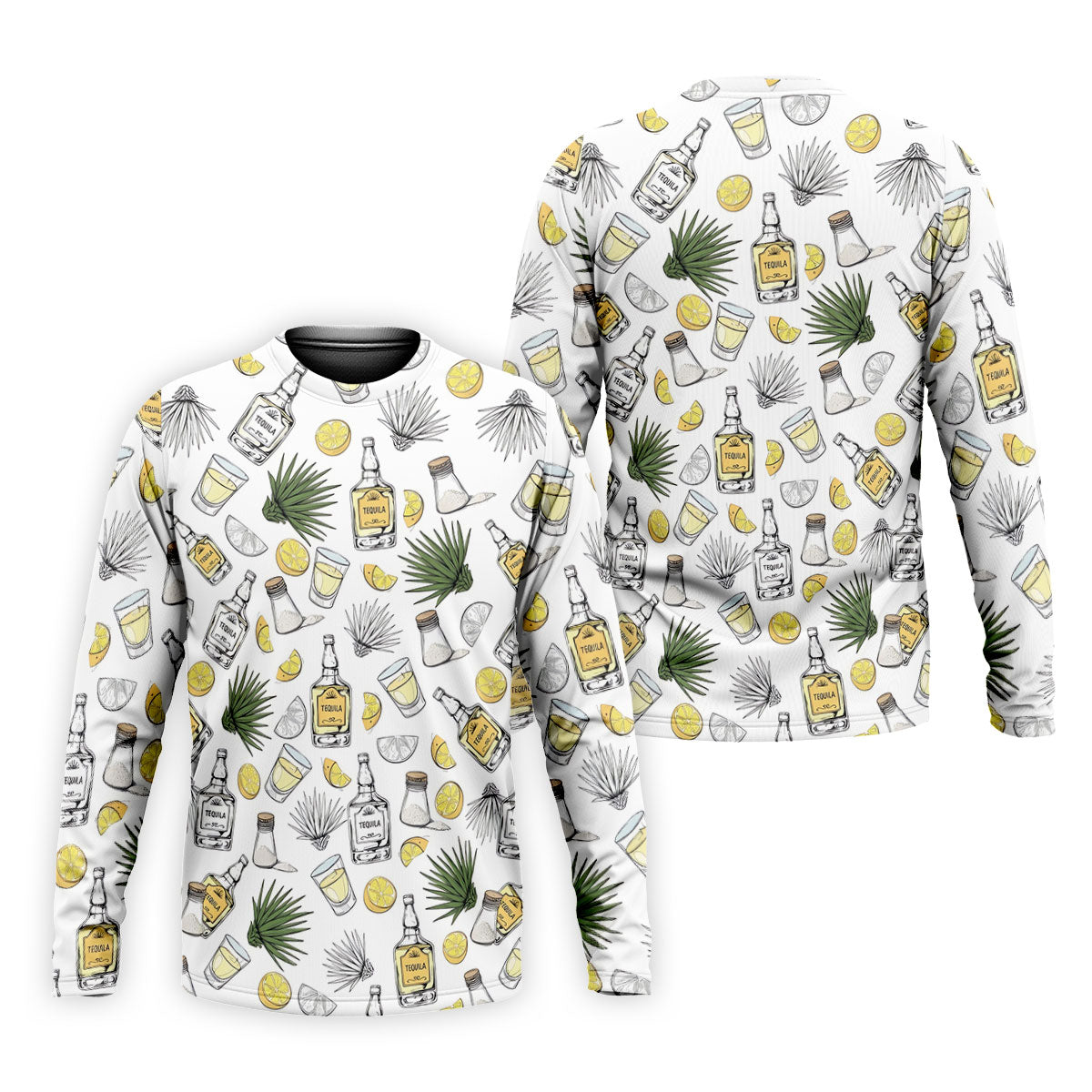 Tequila Lime Fiesta Time Golf Tops For Men, Cinco De Mayo Celebration Golf Shirts For Men