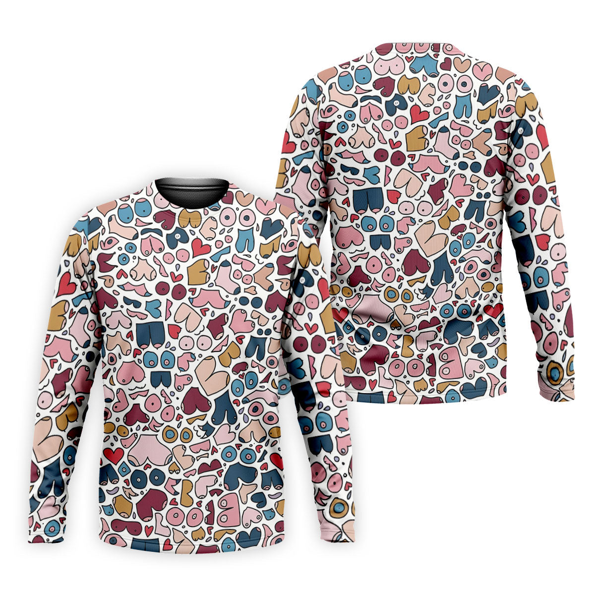 Funny Adult Body Parts Pattern Shirt, Mens Golf Polo, Printed Golf Shirts (Copy)