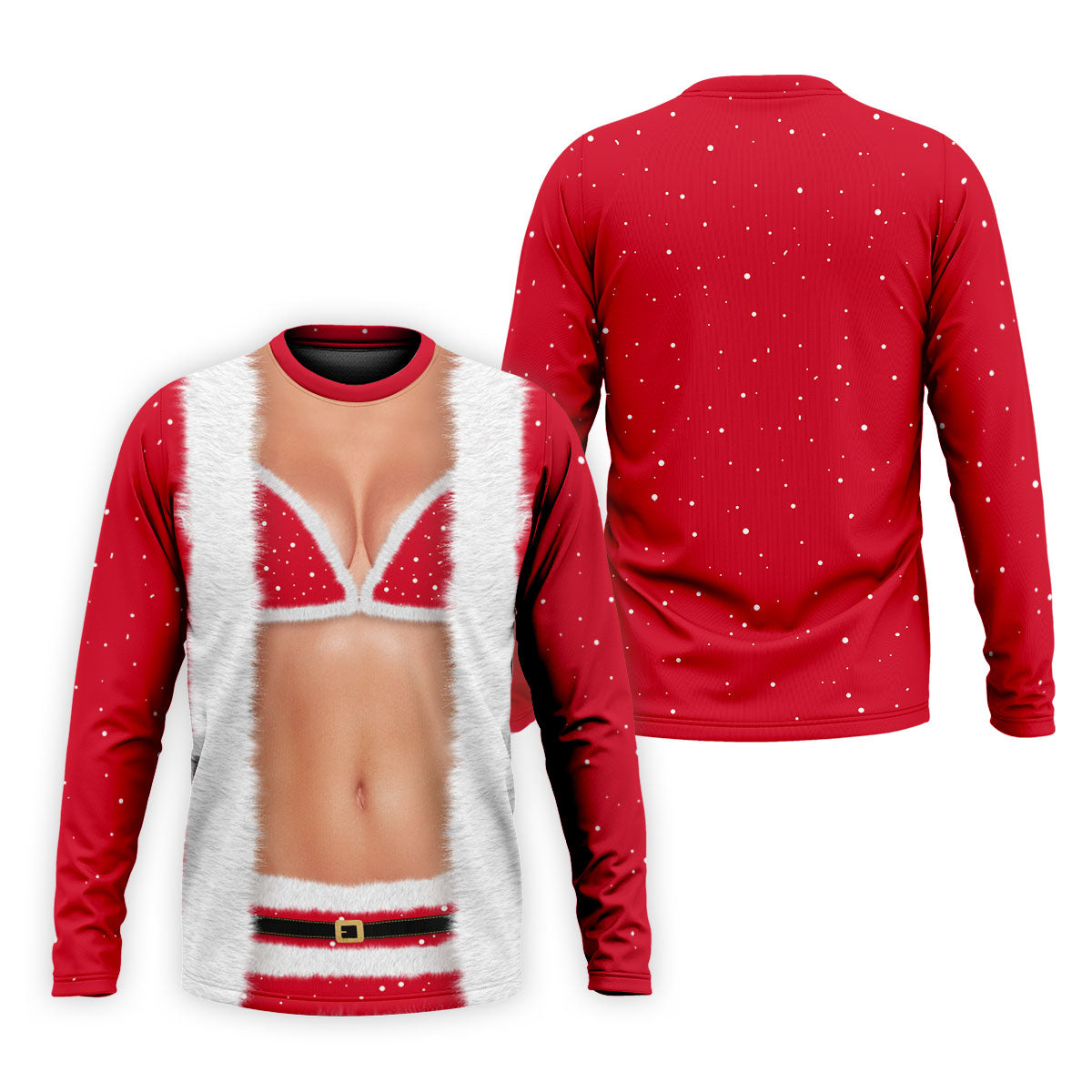 Funny Mrs Claus Costume Christmas Golf Shirt, Men's Golf Shirt, Hawaiian Golf Shirt, Printed Golf Shirts