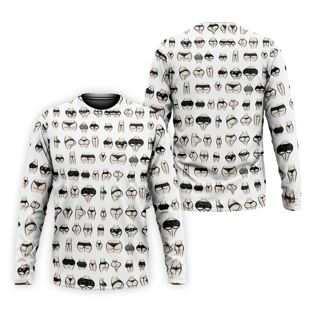 Funny Lingerie Butt Pattern Golf Polo Shirt, Golf Polo Shirts For Men, Mens Polo Shirts