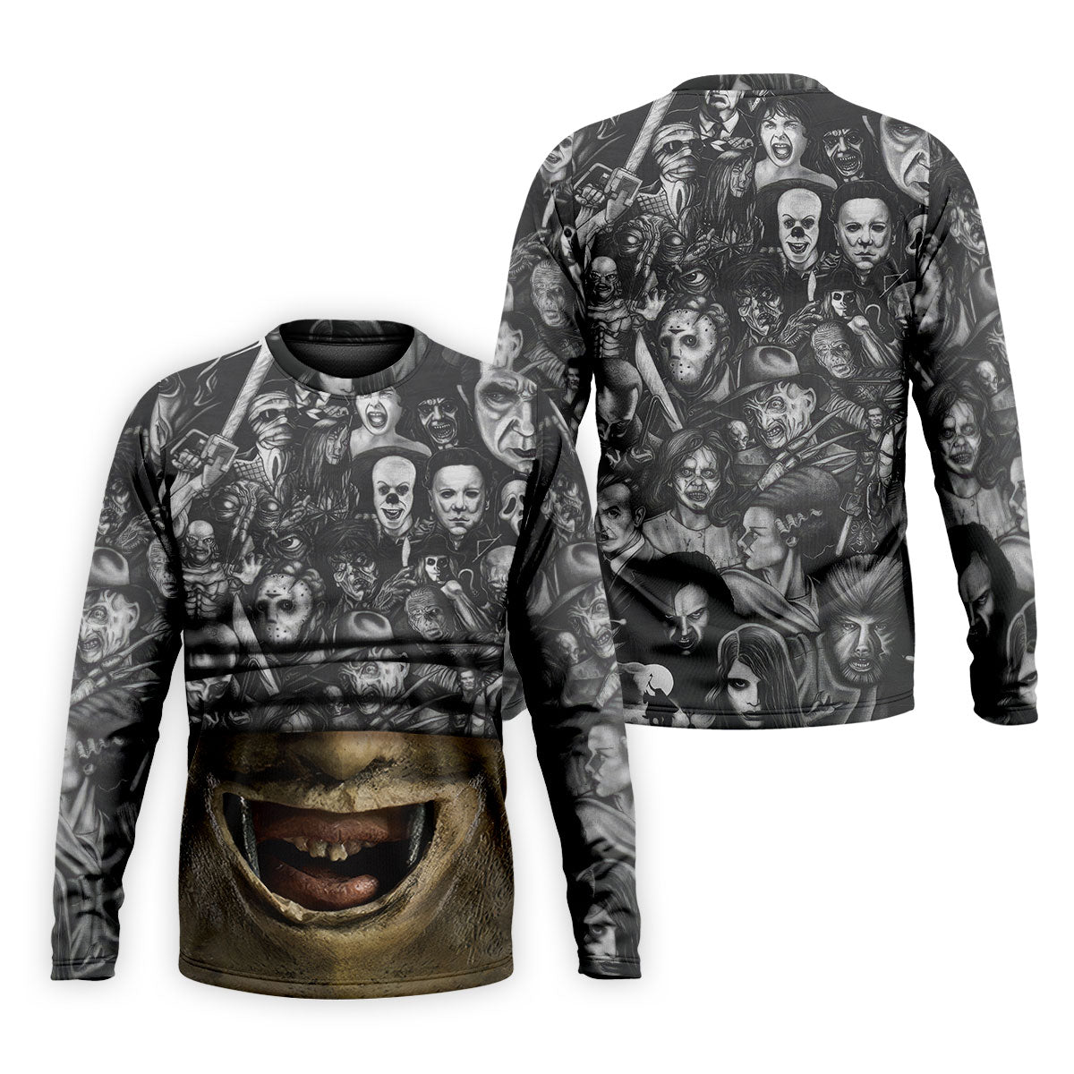 Leather Mask Horror Character Halloween Polo Shirt, Mens Polo Shirts, Golf Apparel For Men