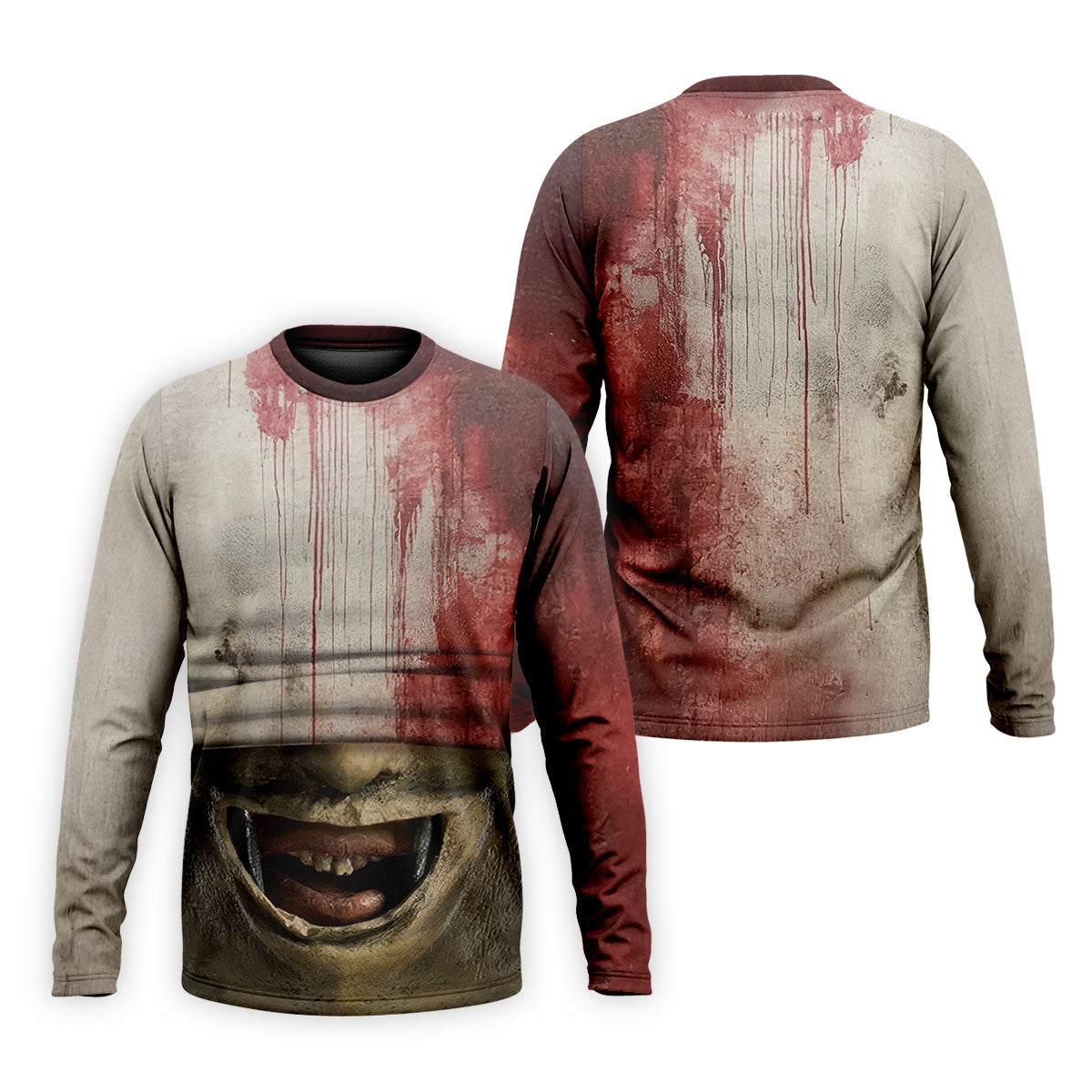 Leather Mask Horror Character Halloween Polo Shirt, Mens Golf Shirts, Printed Golf Shirts