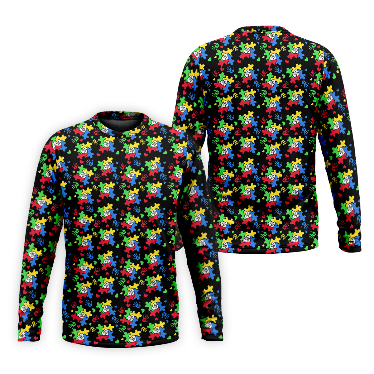 It's Okay To Be Different Autism Puzzle Golf Tops For Men, Autism Awareness Colors Golf Shirts For Men