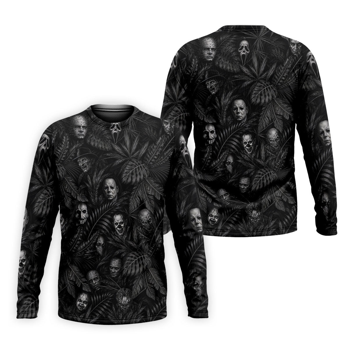 Horror Character Halloween Golf Shirt, Golf Shirts For Men, Mens Golf Apparel