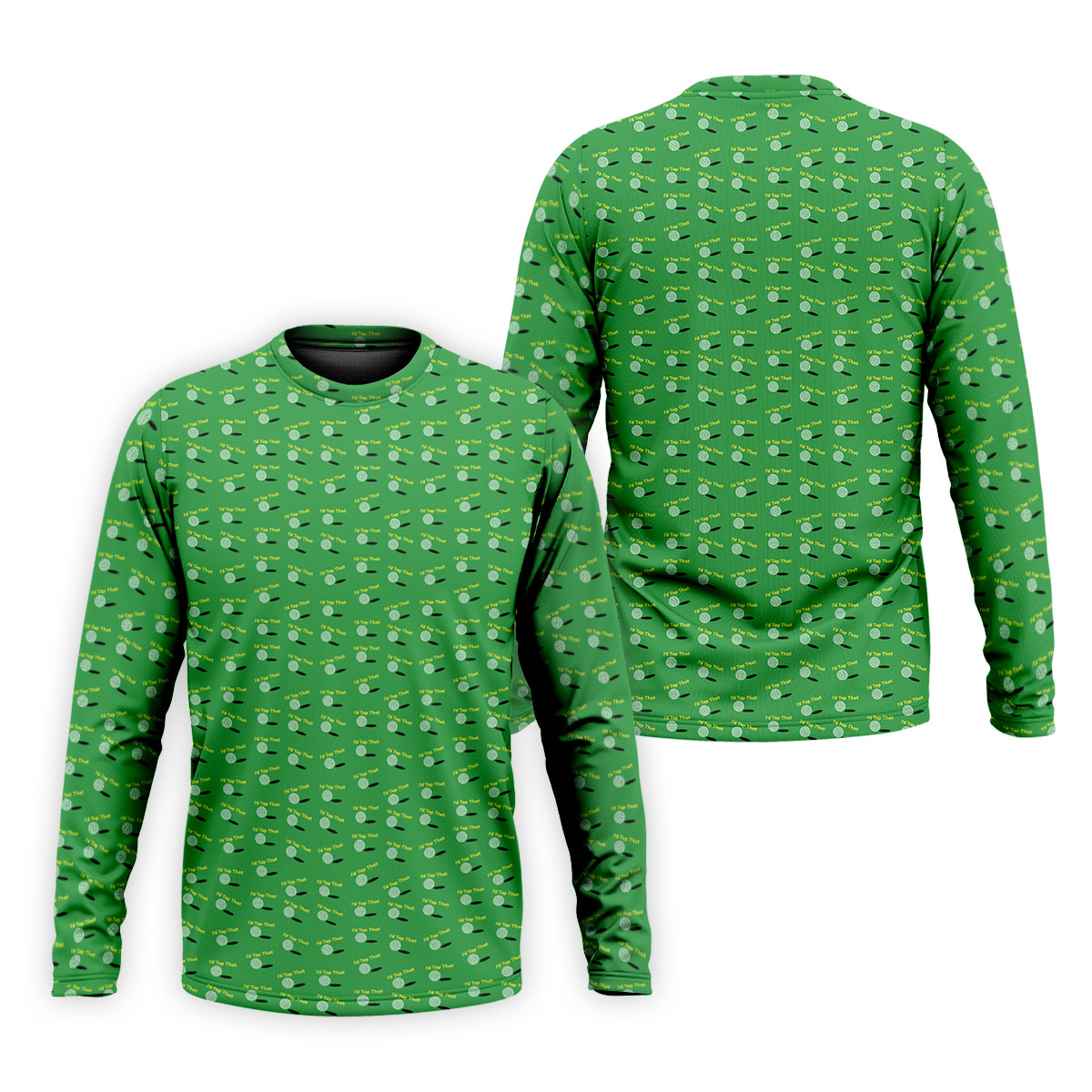 Funny Id Tap That Golf Ball Pattern Golf Shirt, Mens Golf Shirts, Golf Polo Shirts For Men