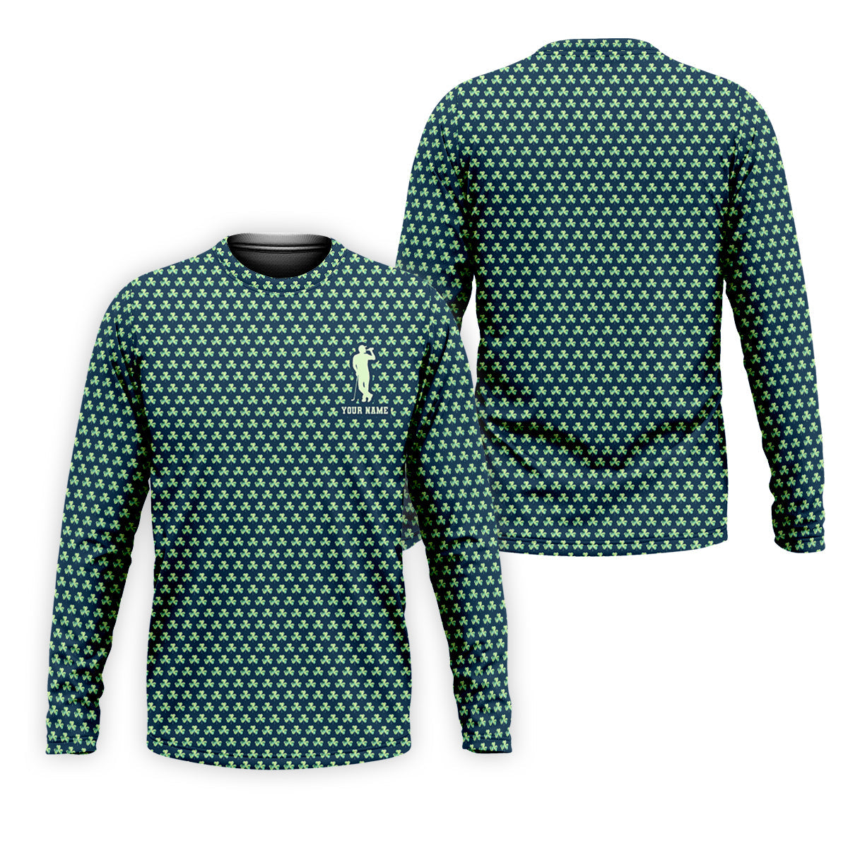 St Patrick's Day Shamrock Golf And Beer Green Golf Shirt, Polo Shirts For Men, Golf Shirts For Men