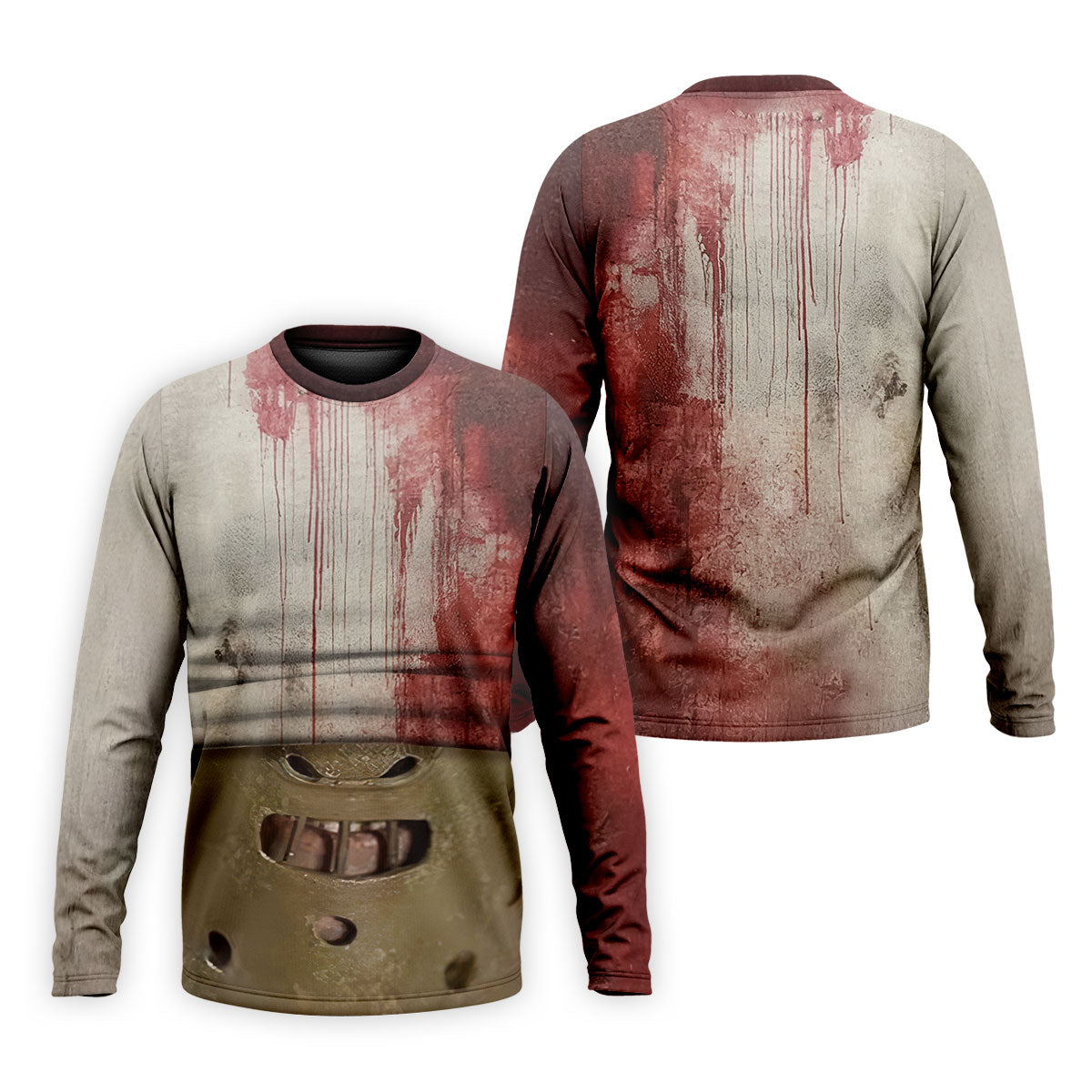 Muzzle Mask Horror Character Halloween Polo Shirt, Golf Shirts For Men, Mens Golf Shirts