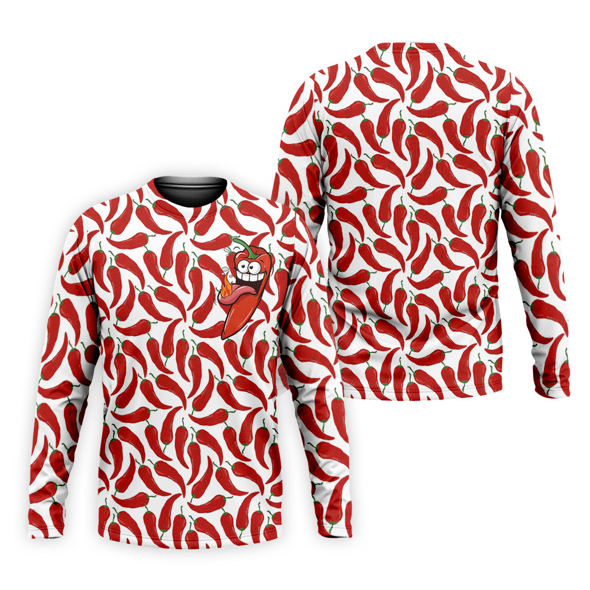 Spicy Hot Pepper Cinco De Mayo Celebration Fiesta Themed Golf Tops For Men, Golf Shirts For Men