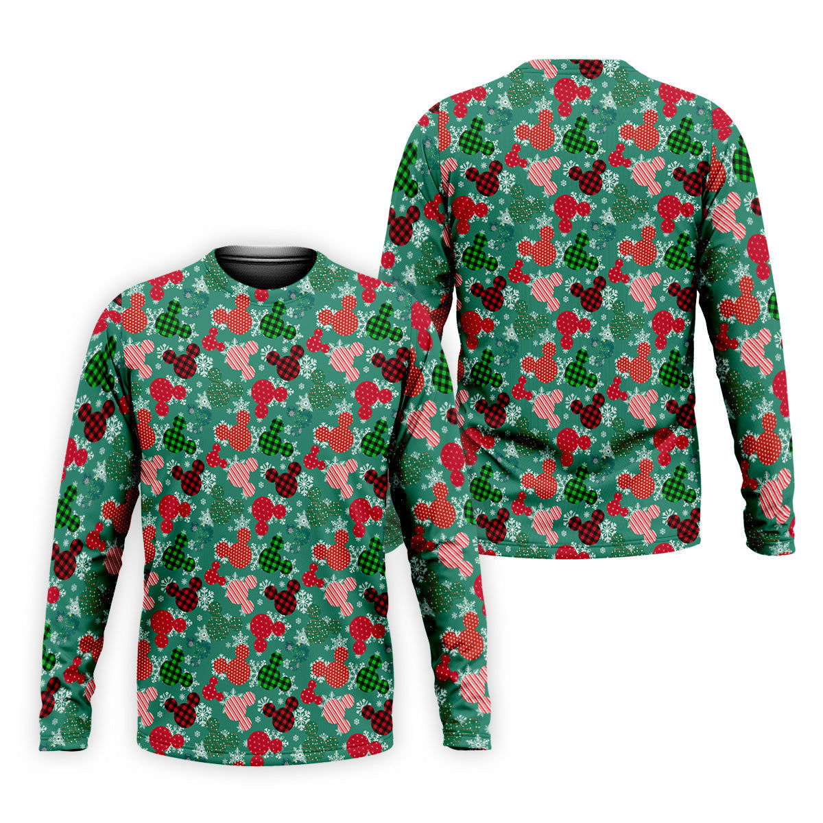 Adorable Cartoon Characters Xmas Golf Shirts, Cute Golf Outfit, Polo Shirts For Men, Christmas Golf Shirt