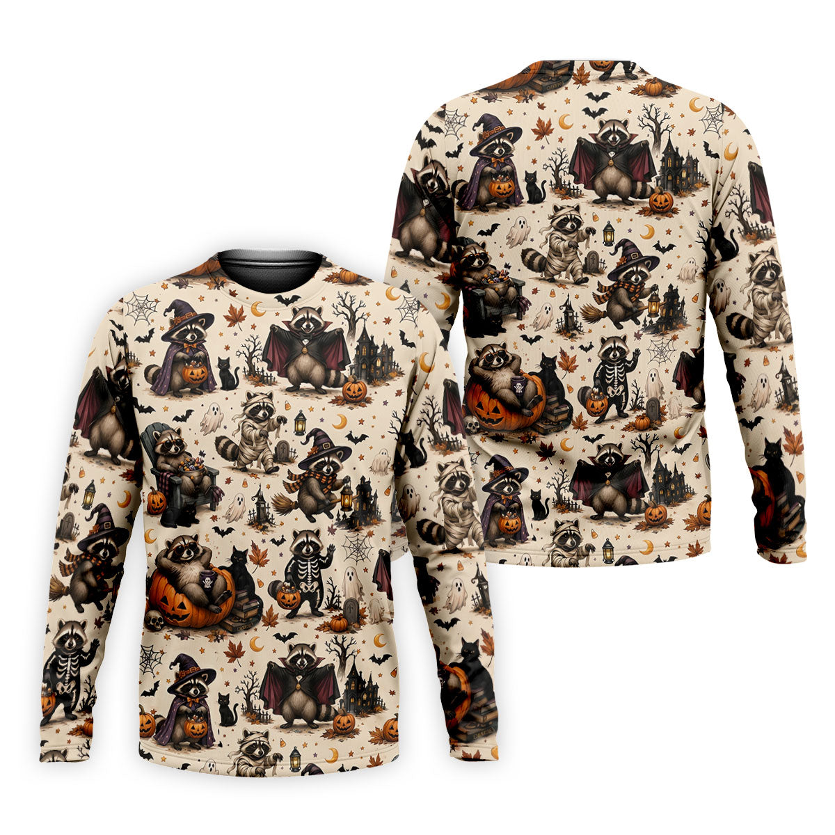 Jimothy Raccoon Costume Halloween Golf Polo Shirt, Golf Clothing, Mens Golf Shirt