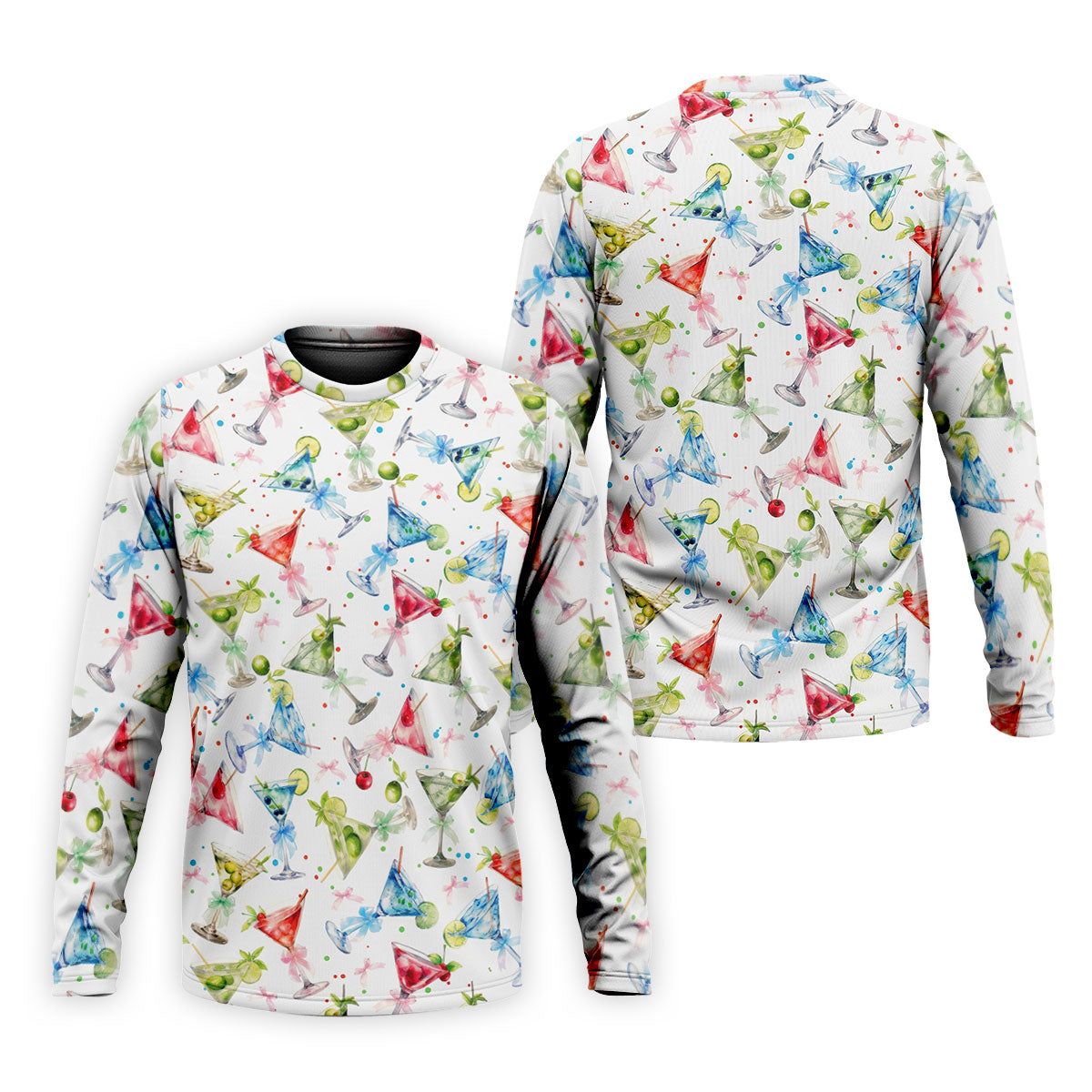 Coquette Martini Cinco De Mayo Celebration Golf Tops For Men, Summer Theme Polo Shirts For Men