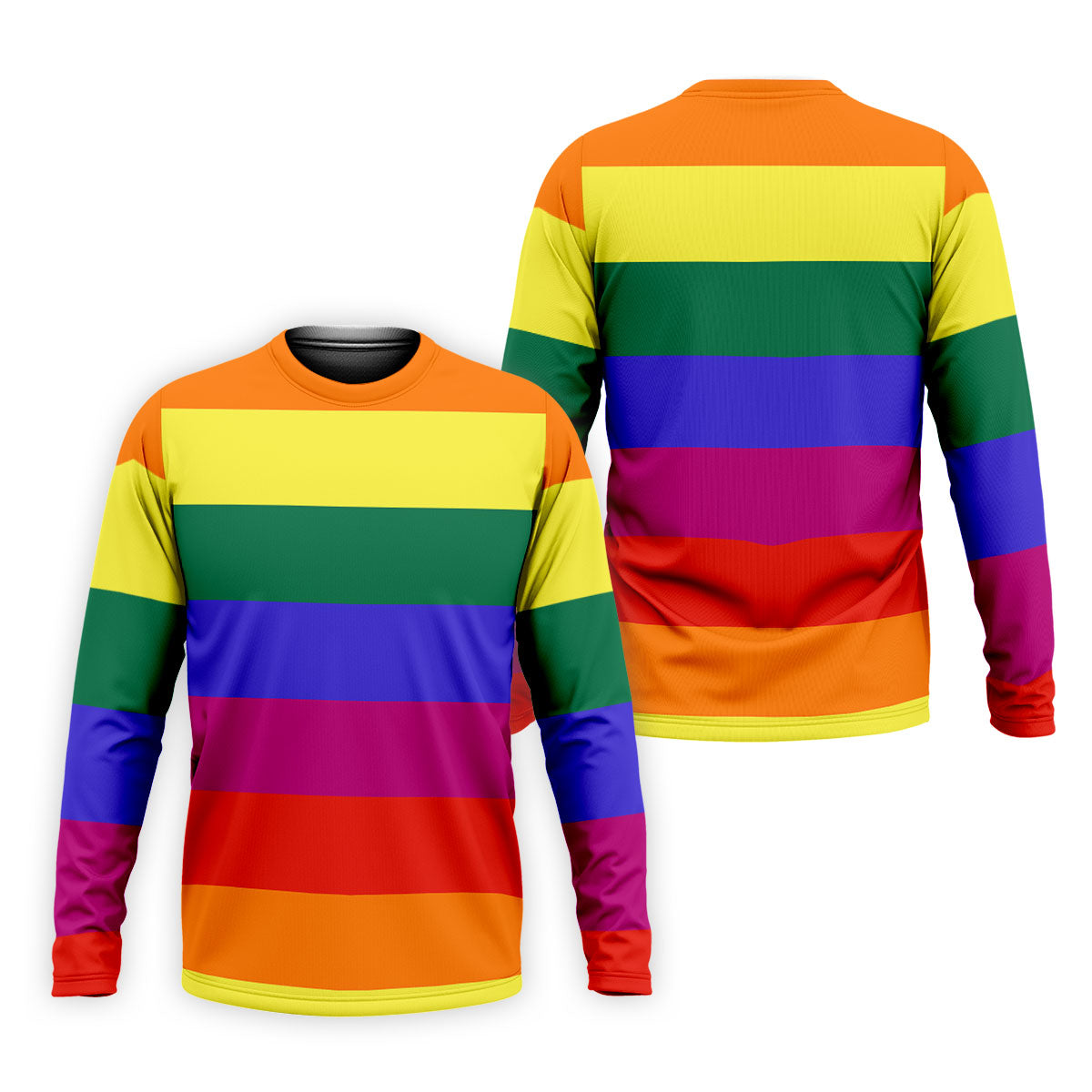 LGBT Rainbow Pride Month Celebrate Golf Tops For Men, Pride Colors Golf Shirts For Men