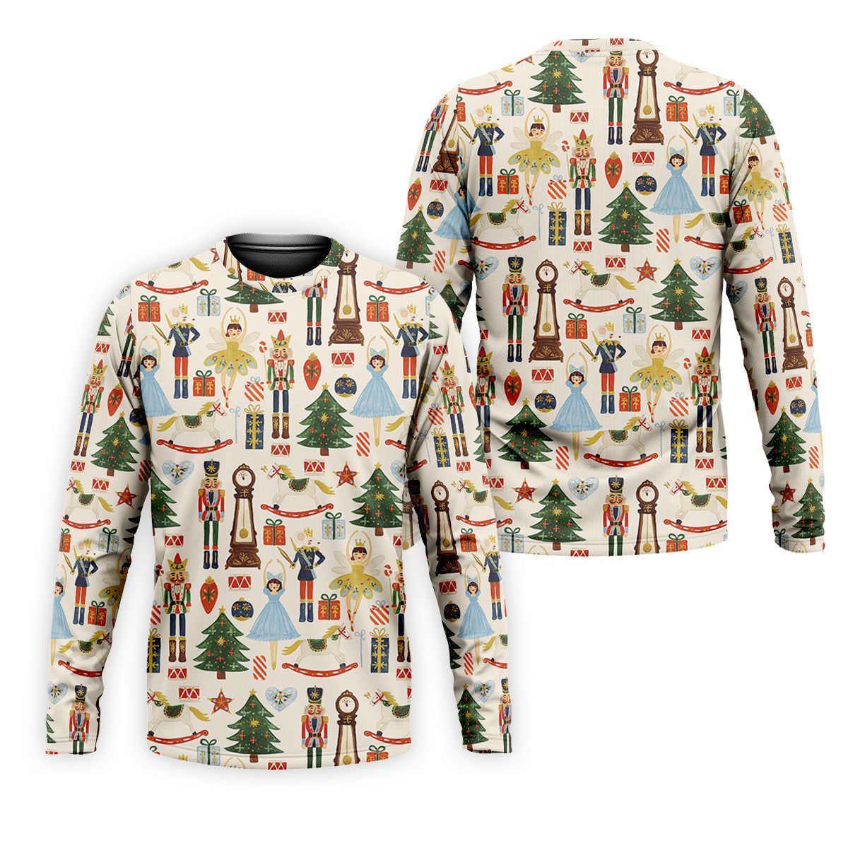 Vintage Nutcracker Christmas Golf Shirt, Men's Golf Polo Shirts, Cute Golf Outfit, Golf Gift For Men