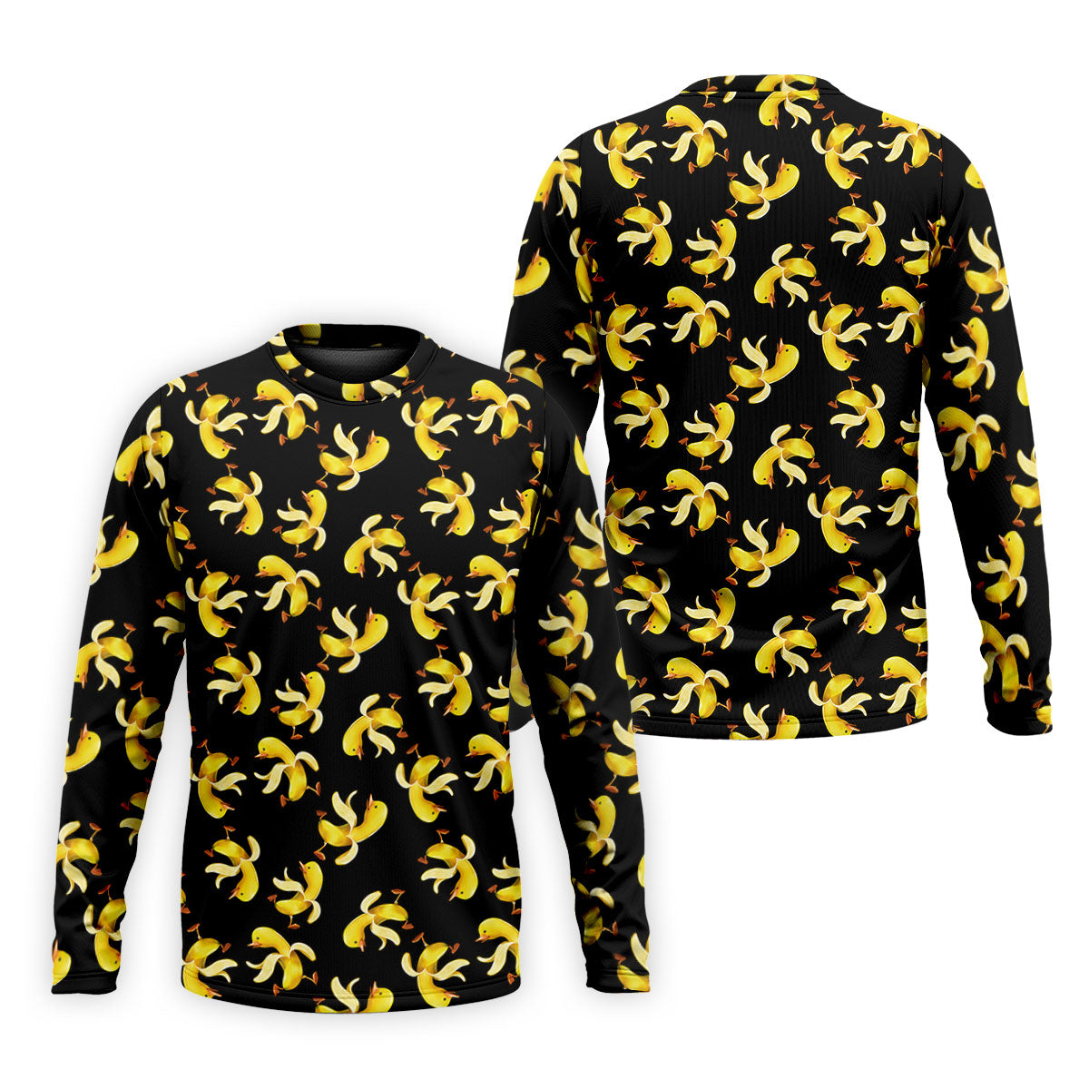 Banana Duck Hawaiian Golf Shirt, Men's Funny Golf Shirts, Polo Shirts For Men