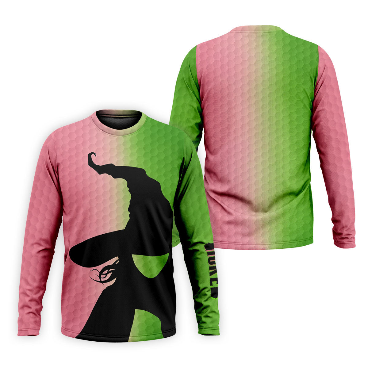 Halloween Witch Hat Golf Polo Shirt, Men's Golf Shirt, Golf Polo Shirts For Men