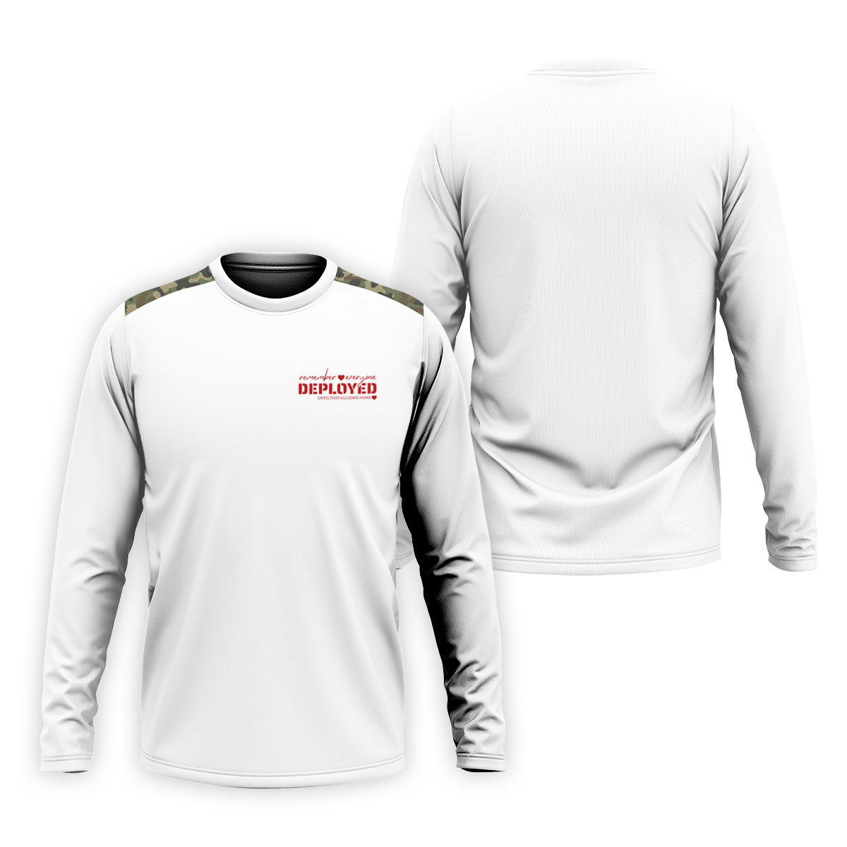 Remember Everyone Deployed Camo White Patriotic 4th Of July Golf Shirt, 250th Anniversary Golf Shirts For Men