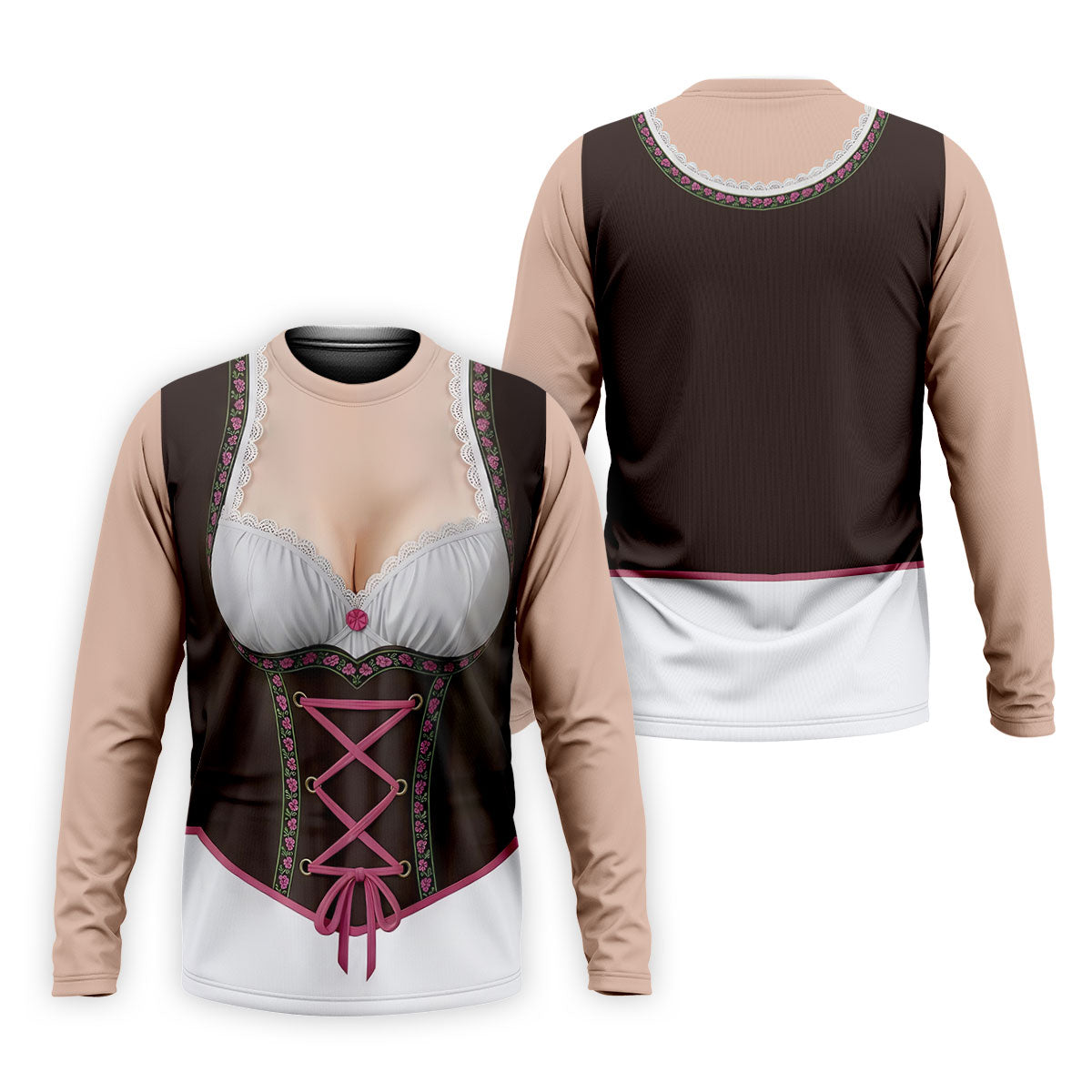 Funny Oktoberfest Costume Lederhosen Polo Shirt, Mens Golf Polo, Golf Shirts For Men