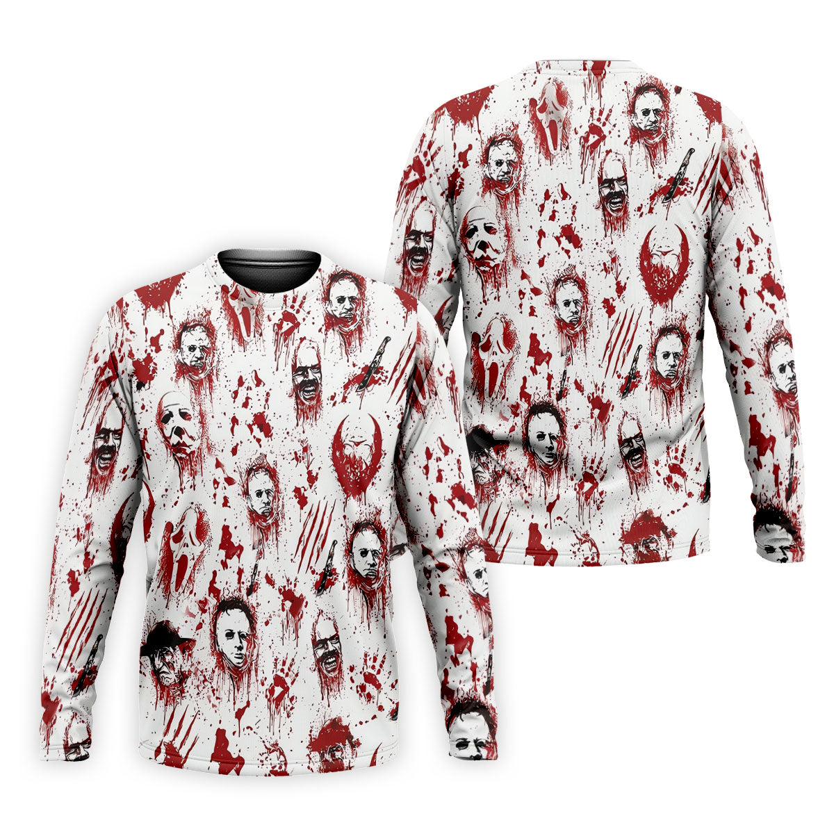 Bloody Horror Character Halloween Golf Shirt, Men's Golf Shirt, Golf Shirts For Men